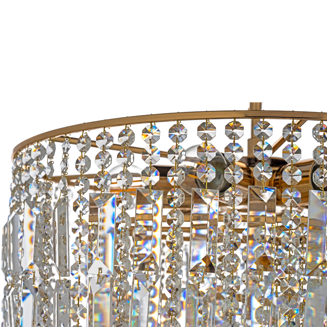 Люстра *46*54 см, 6*E27*60W, Arti Lampadari Napoli Gold Napoli E 1.5.46.501 G, Золото