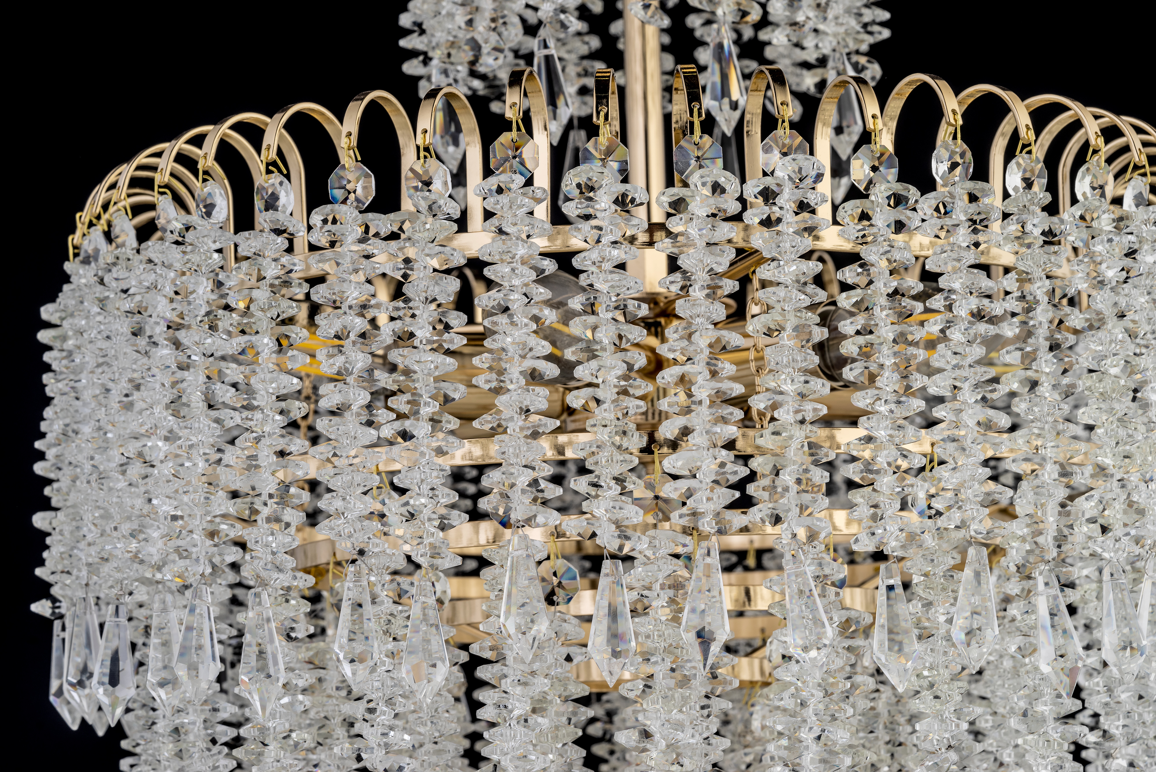 Люстра подвесная *40*45 см, 5*E14*40W, Arti Lampadari Daverio Gold Daverio E 1.5.40.105 G, золотой