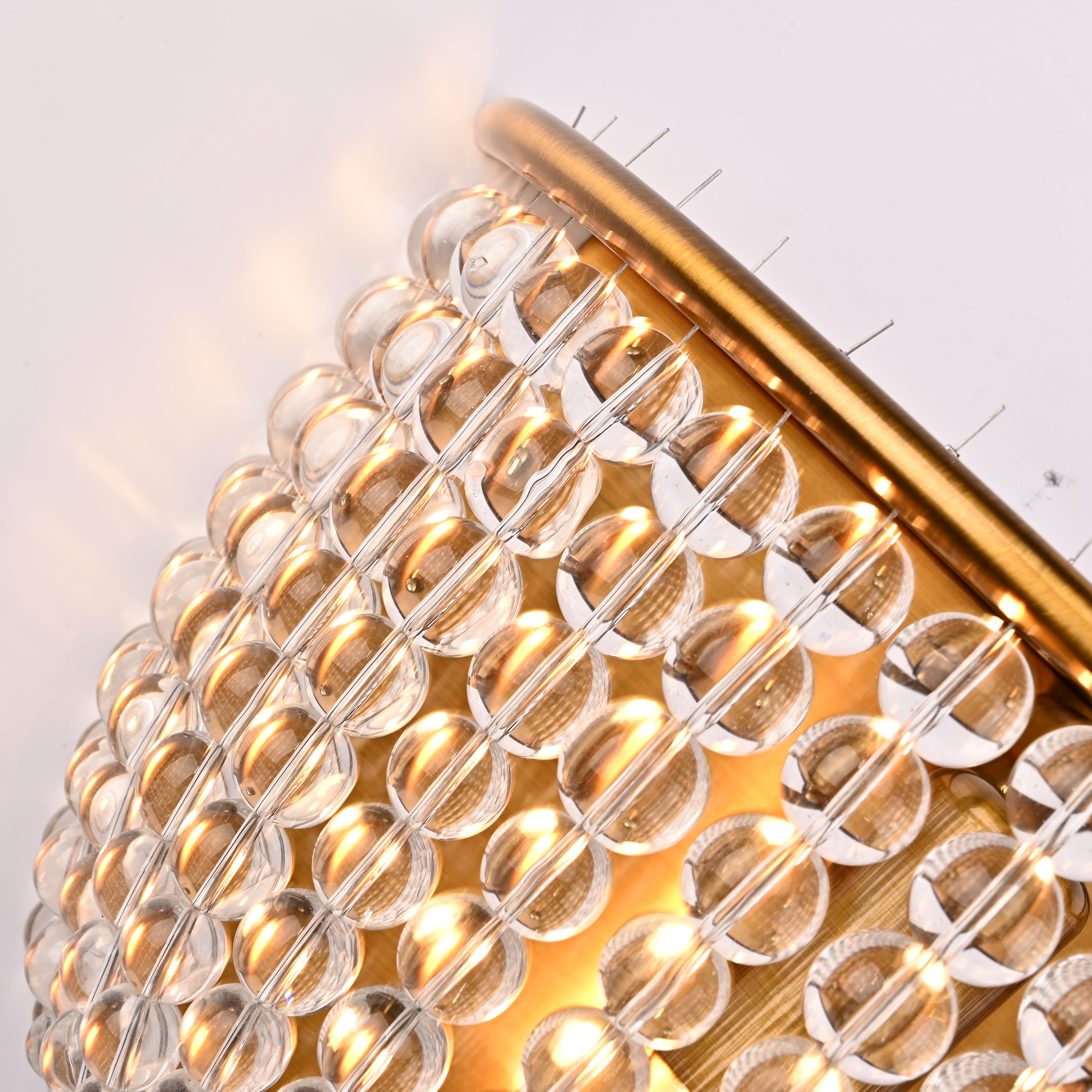 Бра Jacqueline Sconce Brass 25*25*26 см, 1*E14*40W, ImperiumLoft 44.444, Латунь