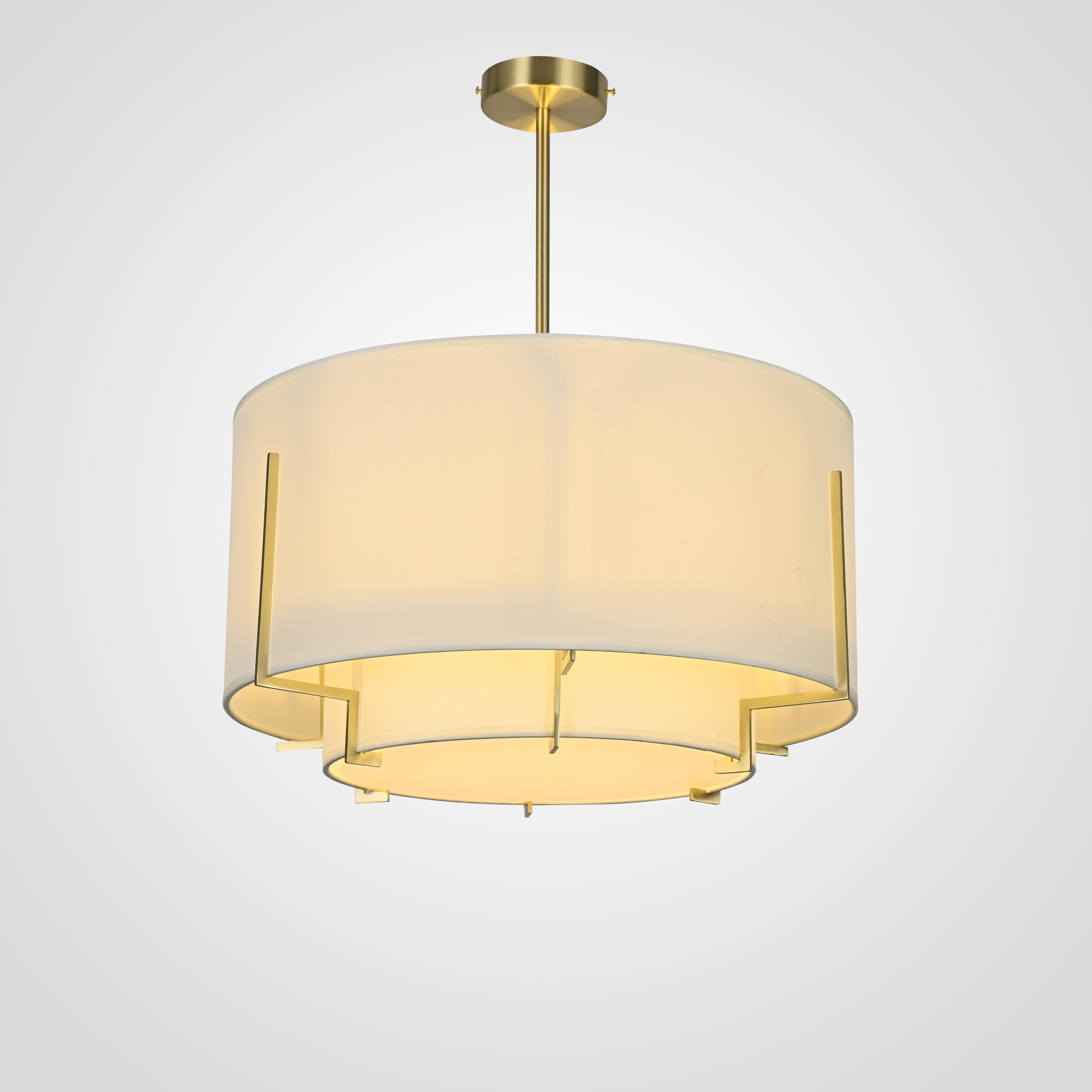 Люстра на штанге CLEO 48*48*28,5 см, 1*E27*60W, ImperiumLoft CLEO01, Латунь