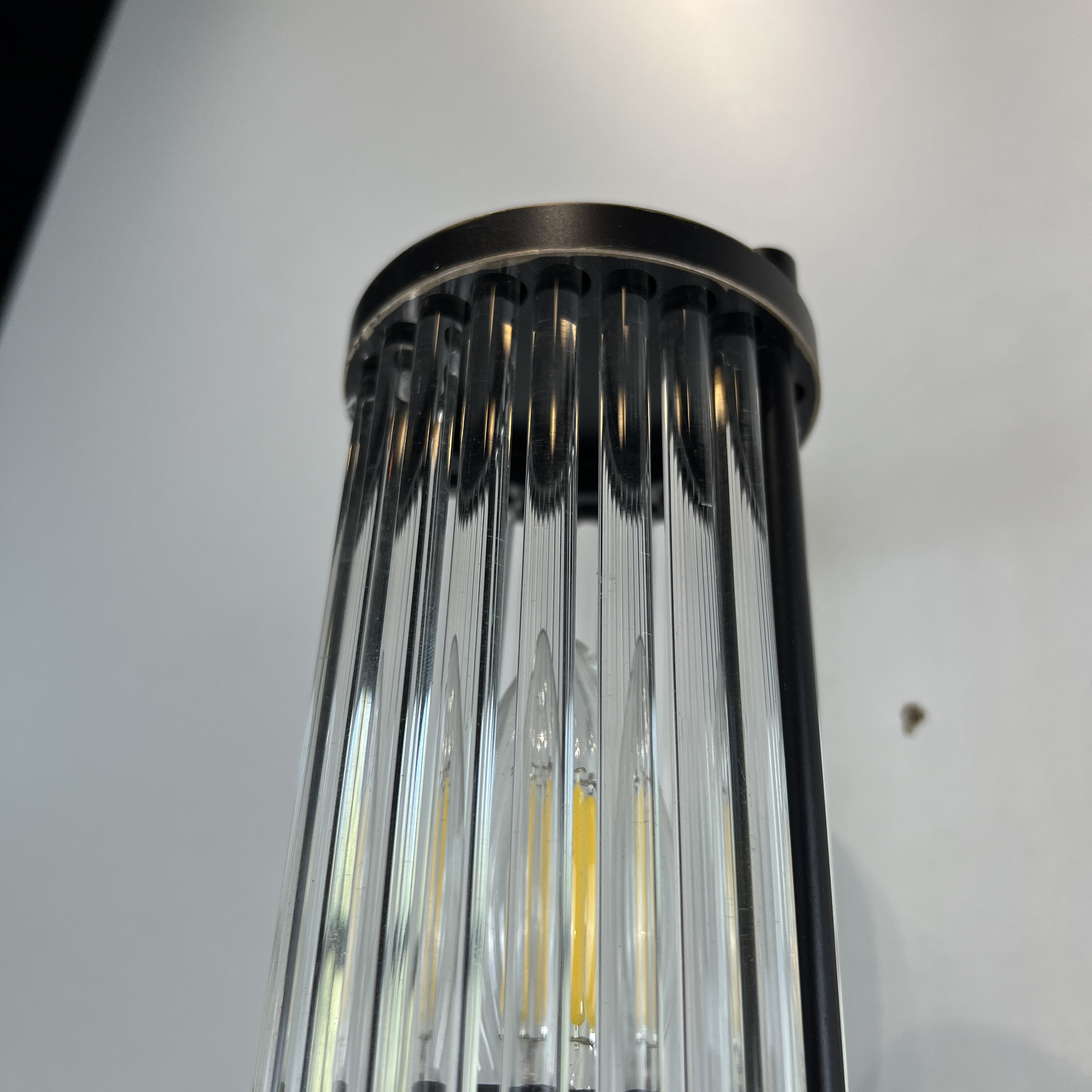 Бра Ralph Lauren Allen Single Sconce 13*12*27 см, 1*E14*60W, ImperiumLoft 44.664, Чёрный