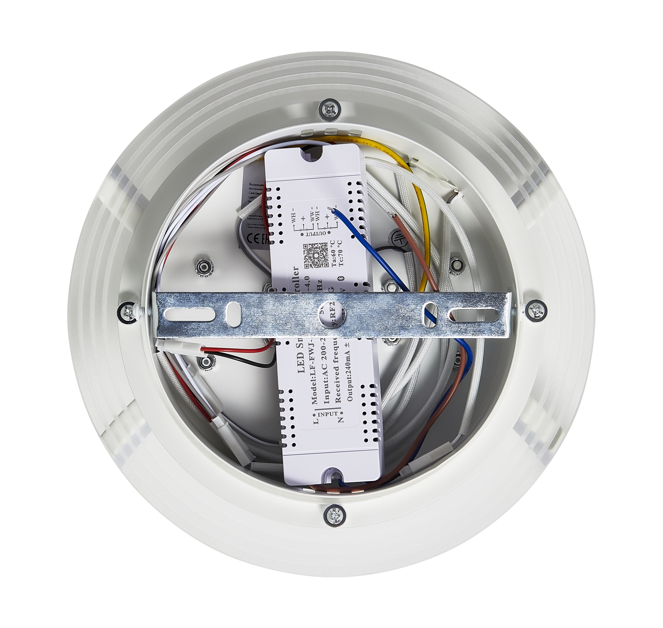 Светильник 94,5*40,5*6-6 см, *LED*150W, 3000-5700K, Freya Нео Гео/Neo Geo FR6201CL-L150W, Белый