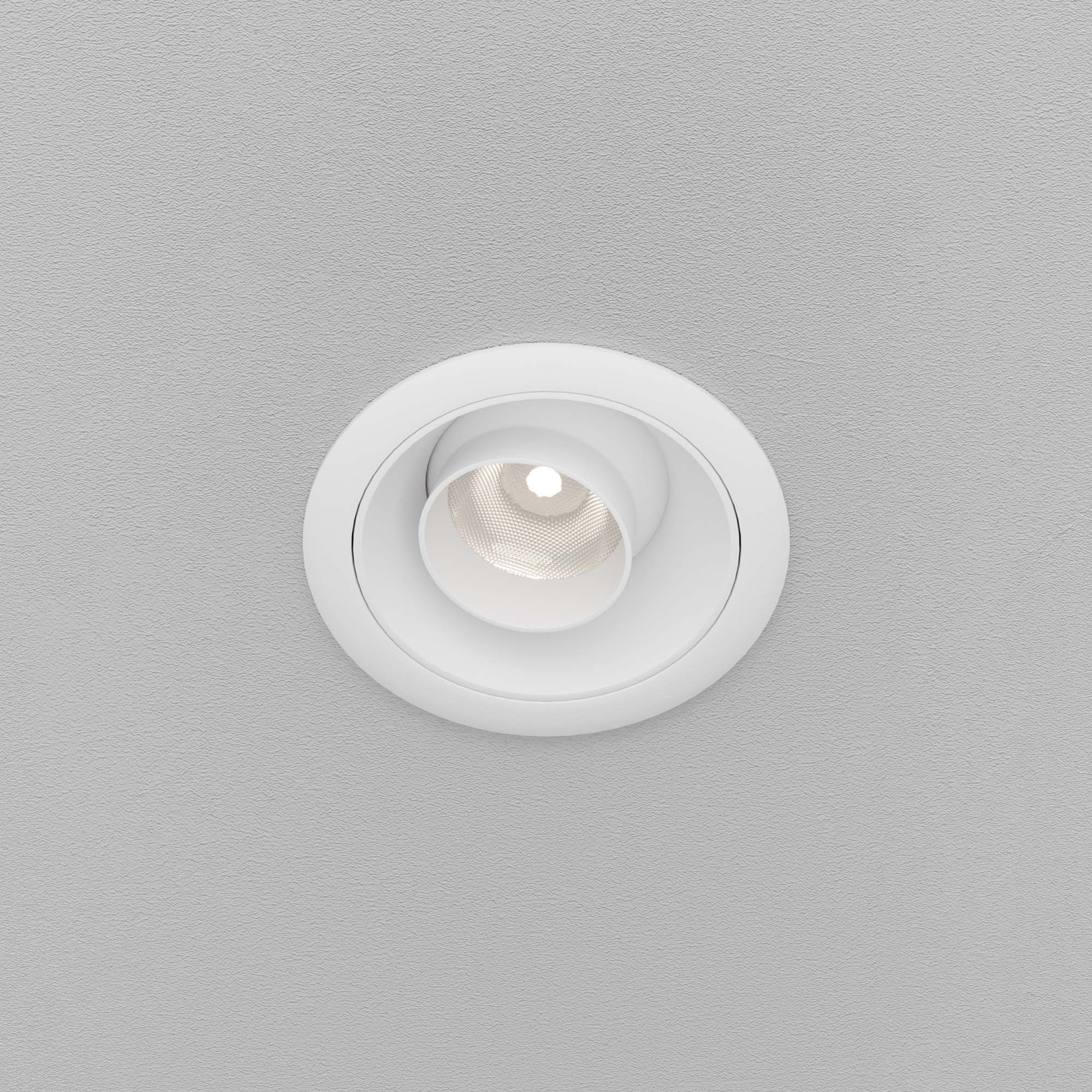 Встраиваемый светильник *6,5*-4,9 см, *LED*10W, 4000K, Maytoni Technical Dip T DL128-10W4K-W, Белый