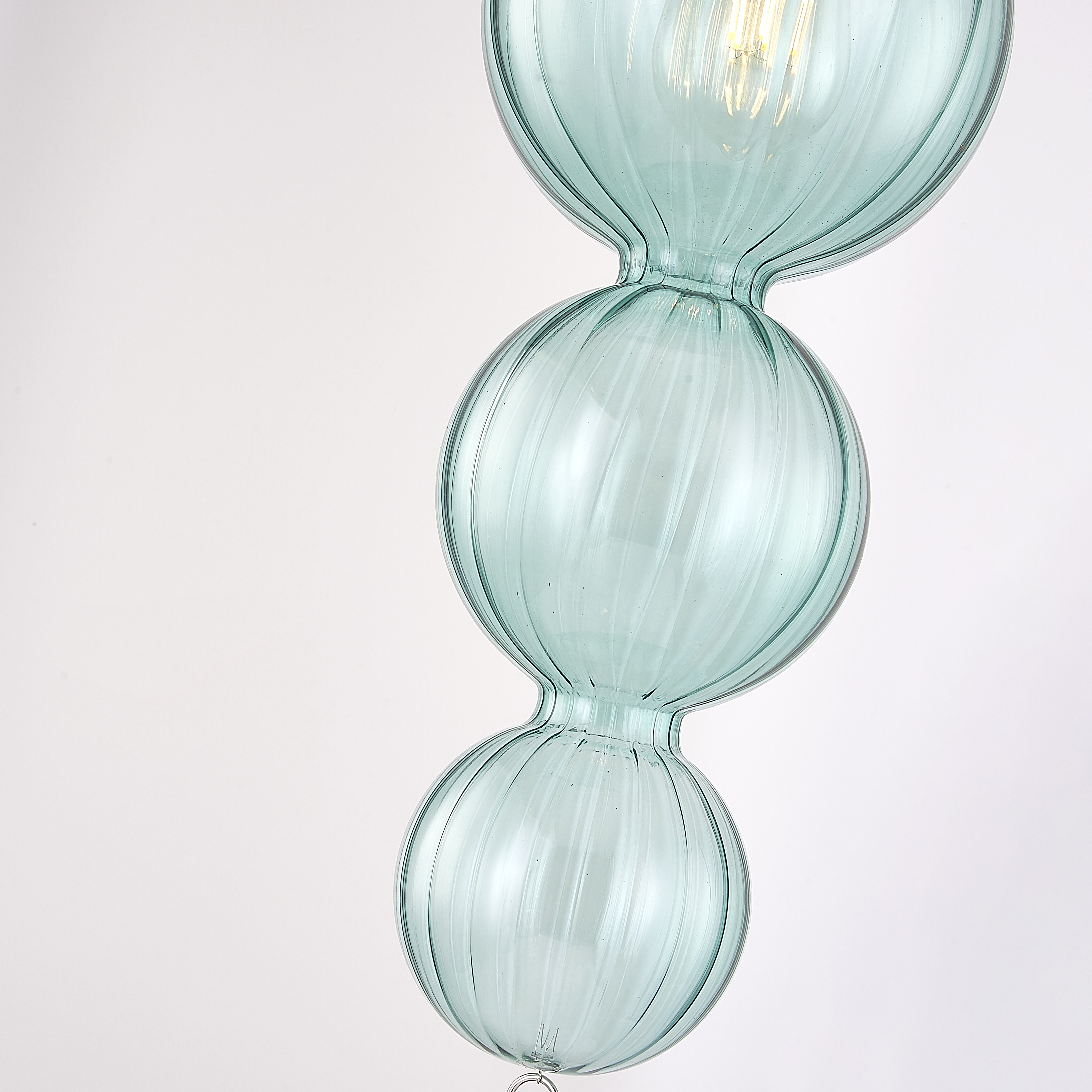 Подвесной светильник Heathfield Lighting - Medina Pendant Blue 17*17*80 см, 1*E27*60W, ImperiumLoft 40.2682-0, Золотистый