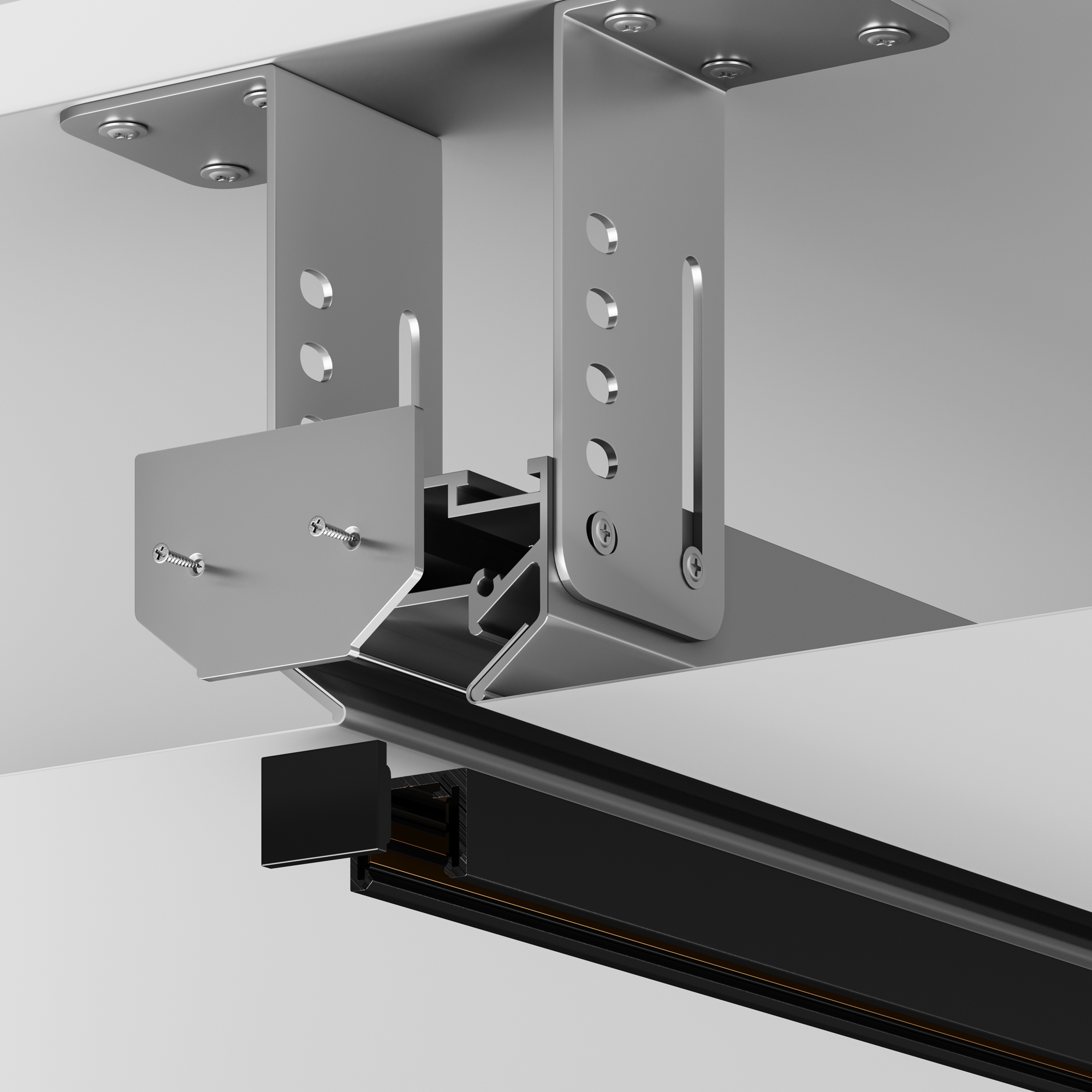 Профиль для монтажа Exility X в натяжной ПВХ потолок, 2м 200*5*3 см, Maytoni Technical  TRA239MP-212S, Серебро