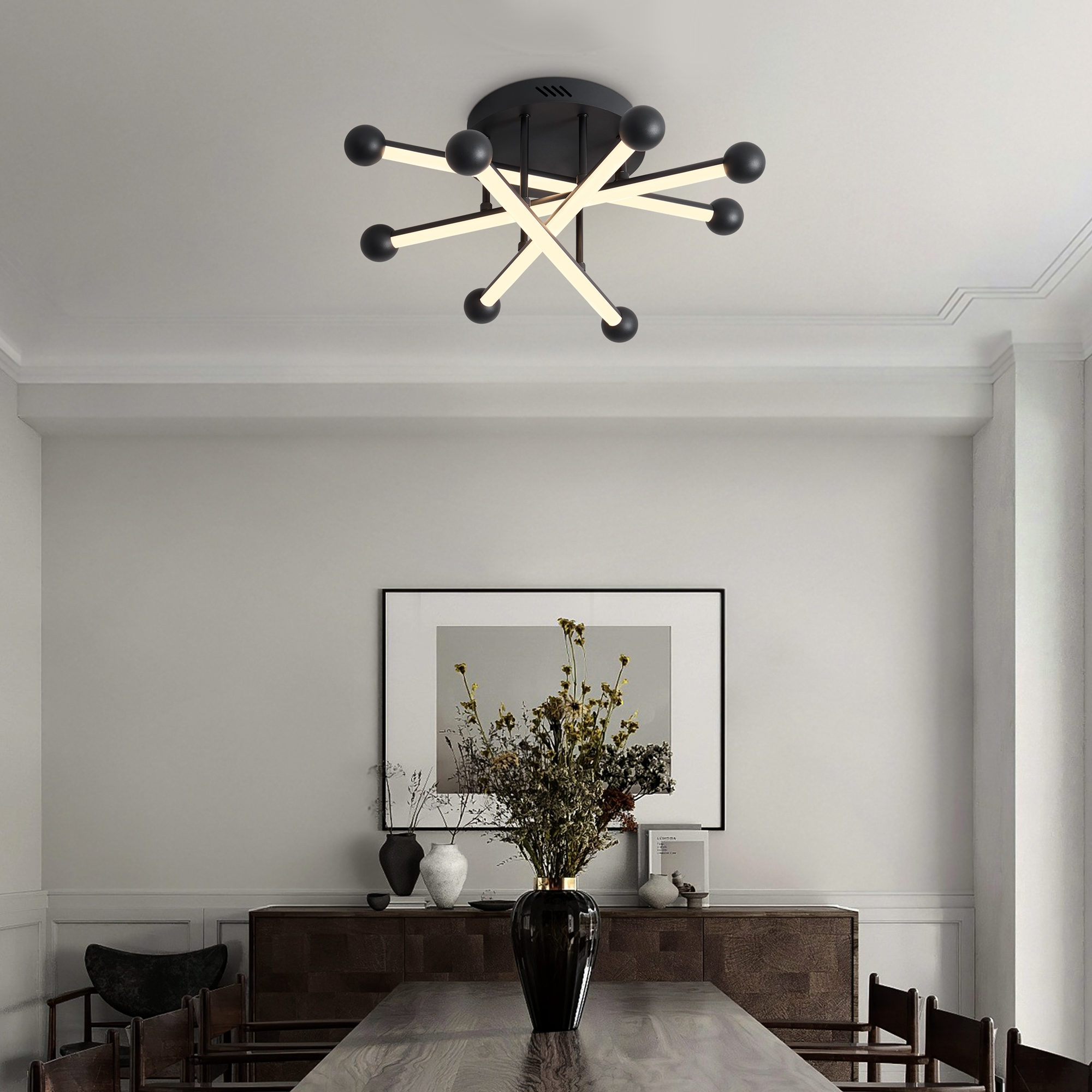 Светильник *53*-18 см, *LED*70W, 3000-7000K, Freya Рапида/Rapida FR6215CL-L70B, Черный