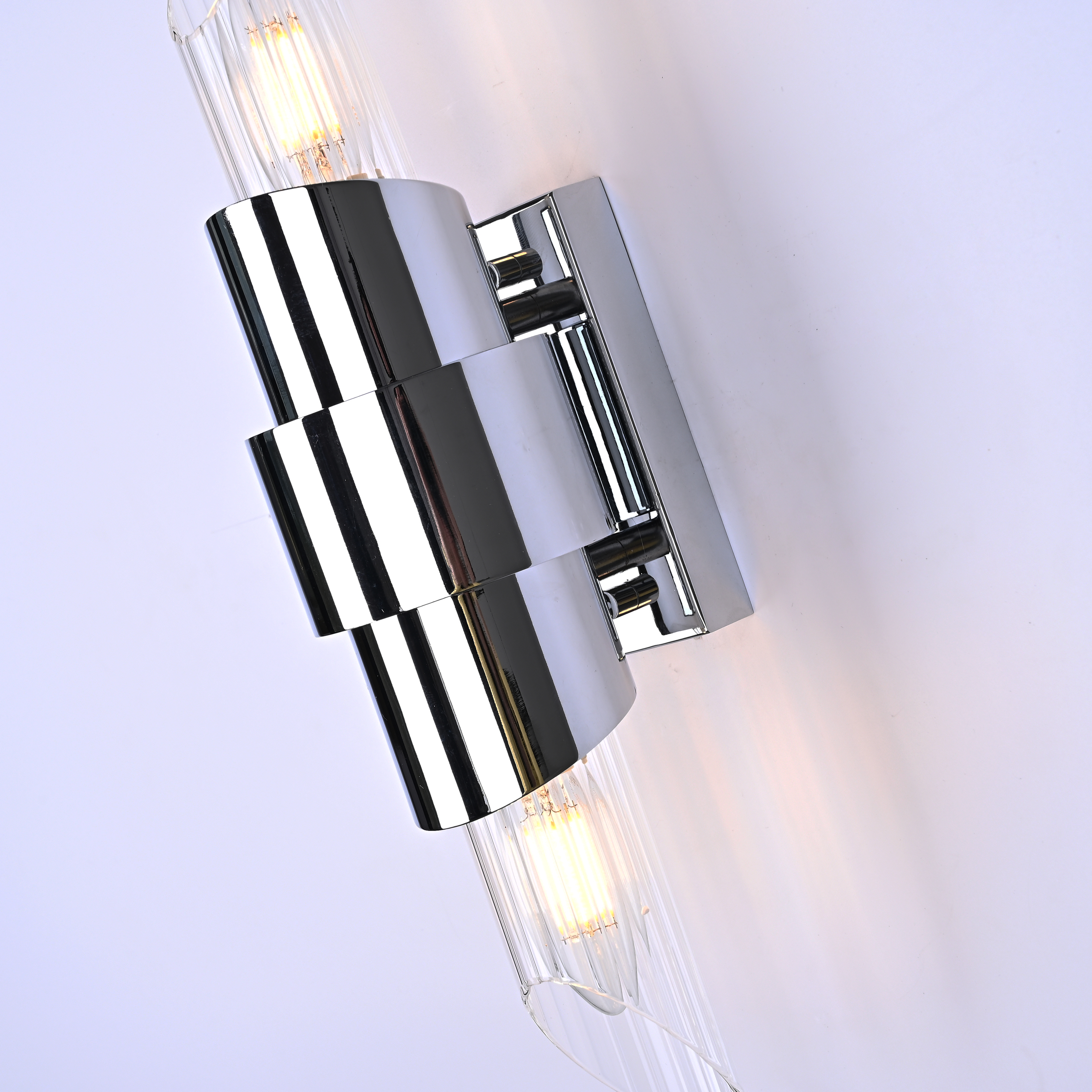Бра Tycho Mini Wall Light Silver 5,5*9*40 см, 2*E14*40W, ImperiumLoft 44.723, Серебристый