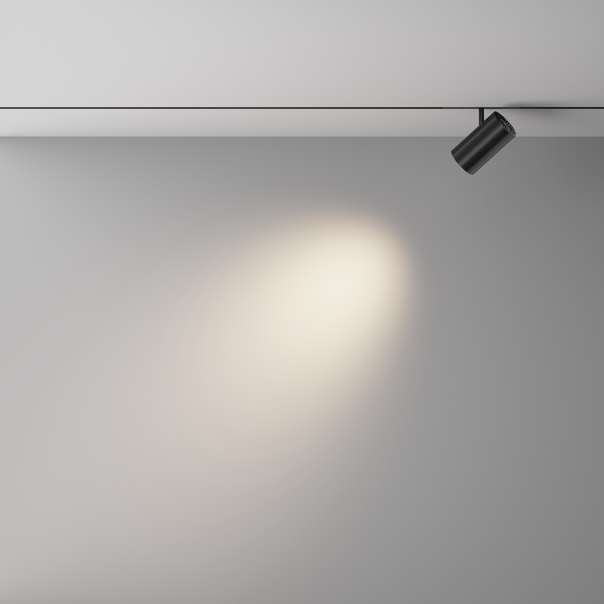 Трековый светильник Focus Led Exility X 4000K 18Вт 36° 16*1*-14 см, *LED*18W, 2050K, Maytoni Technical  TR243-18W4K-B, Черный
