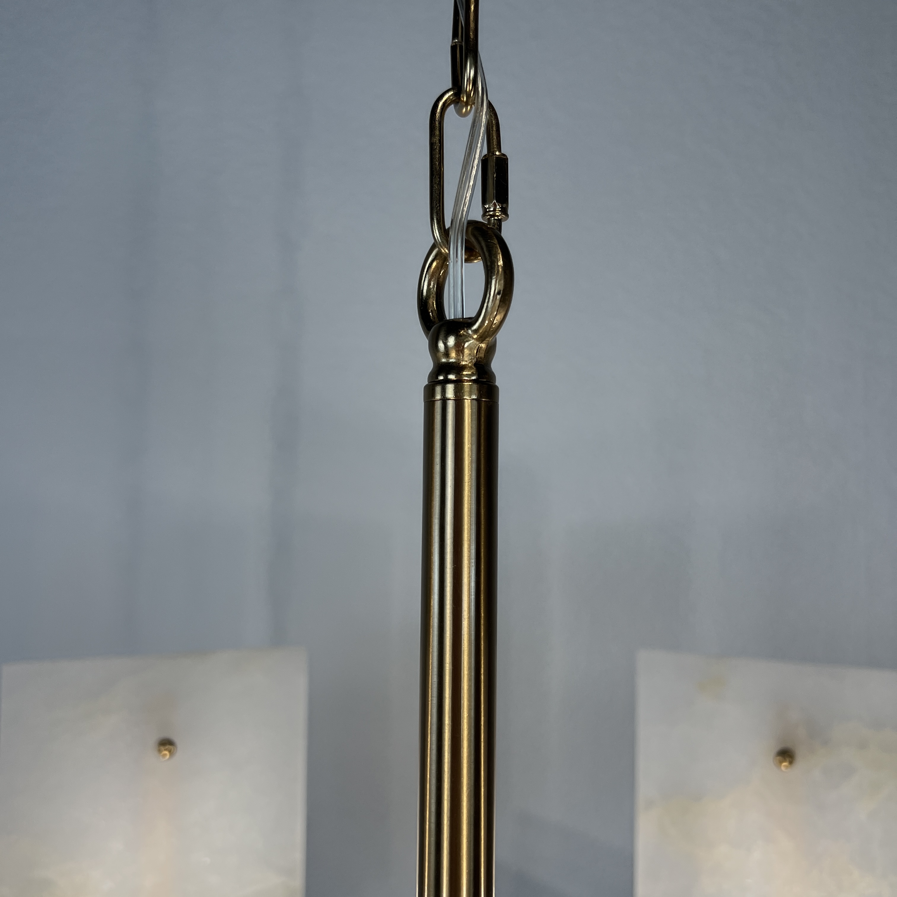 Люстра Marble square Chandelier 78*78*46 см, 6*E27*60W, ImperiumLoft 40.1233, Латунь