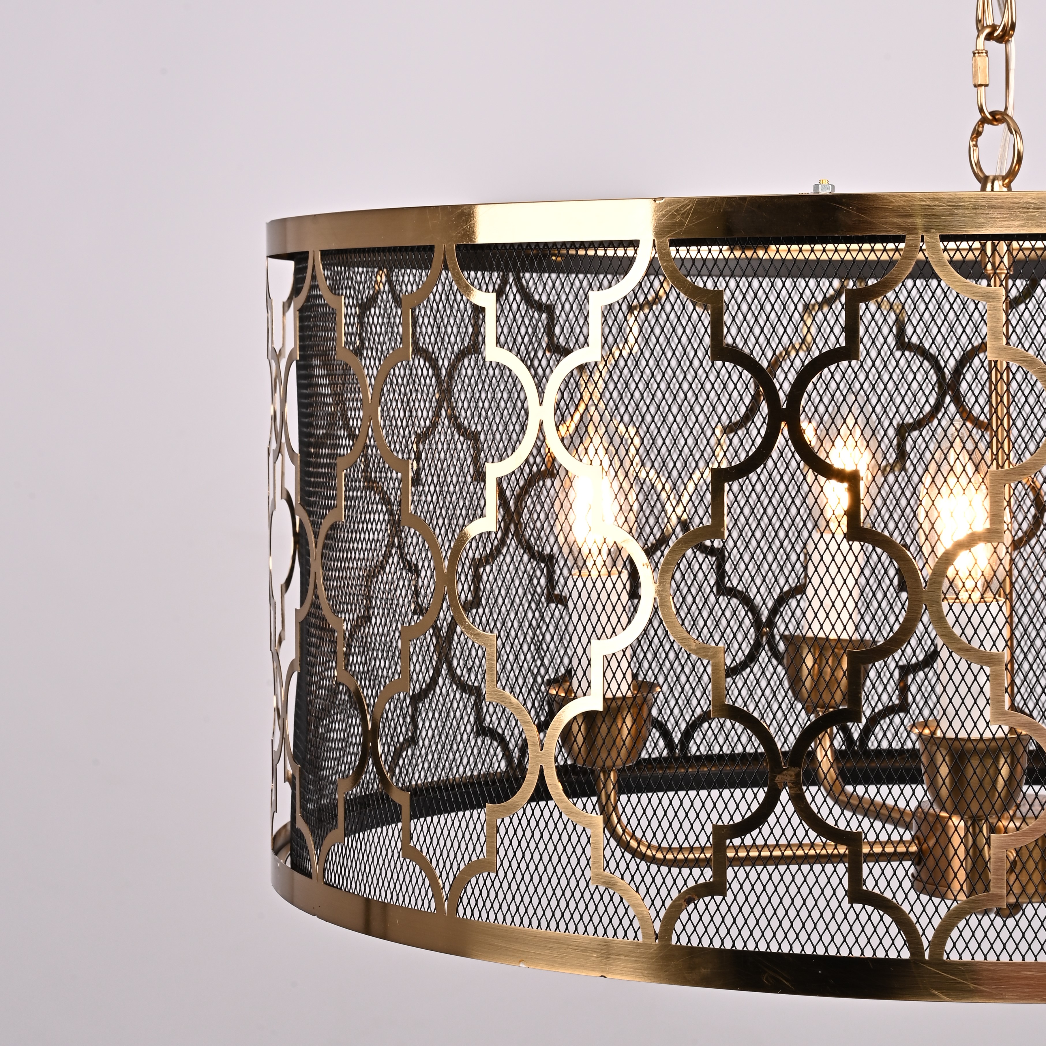 Подвесная люстра Romeo Five Light Pendant Lamp design by Cyan Design 63*63*39 см, 5*E14*40W, ImperiumLoft 40.1036, Латунь