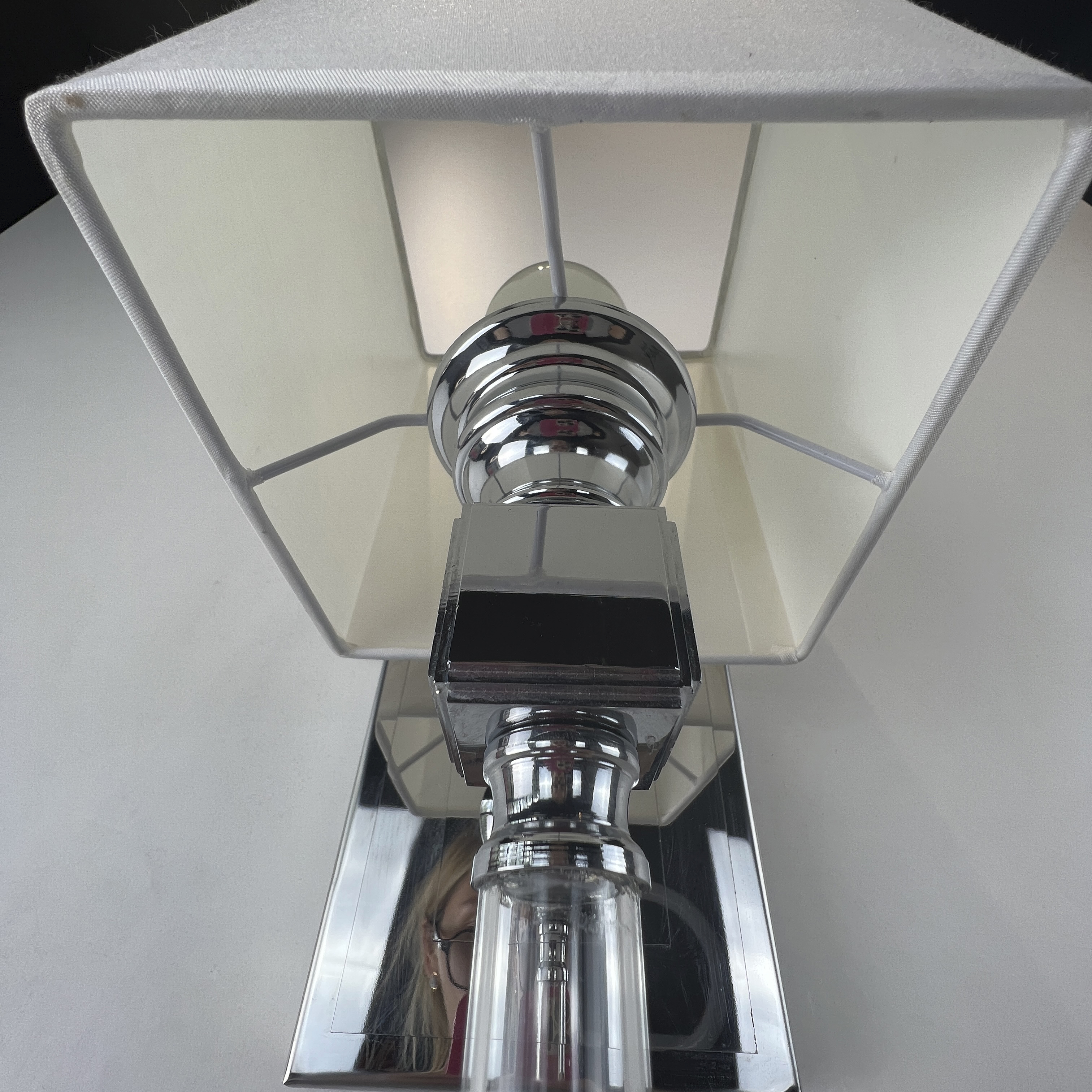 Бра Regina Andrew Crystal Sconce 17,7*15,4*59 см, 1*E14*40W, ImperiumLoft 44.466, Серебристый, Прозрачный