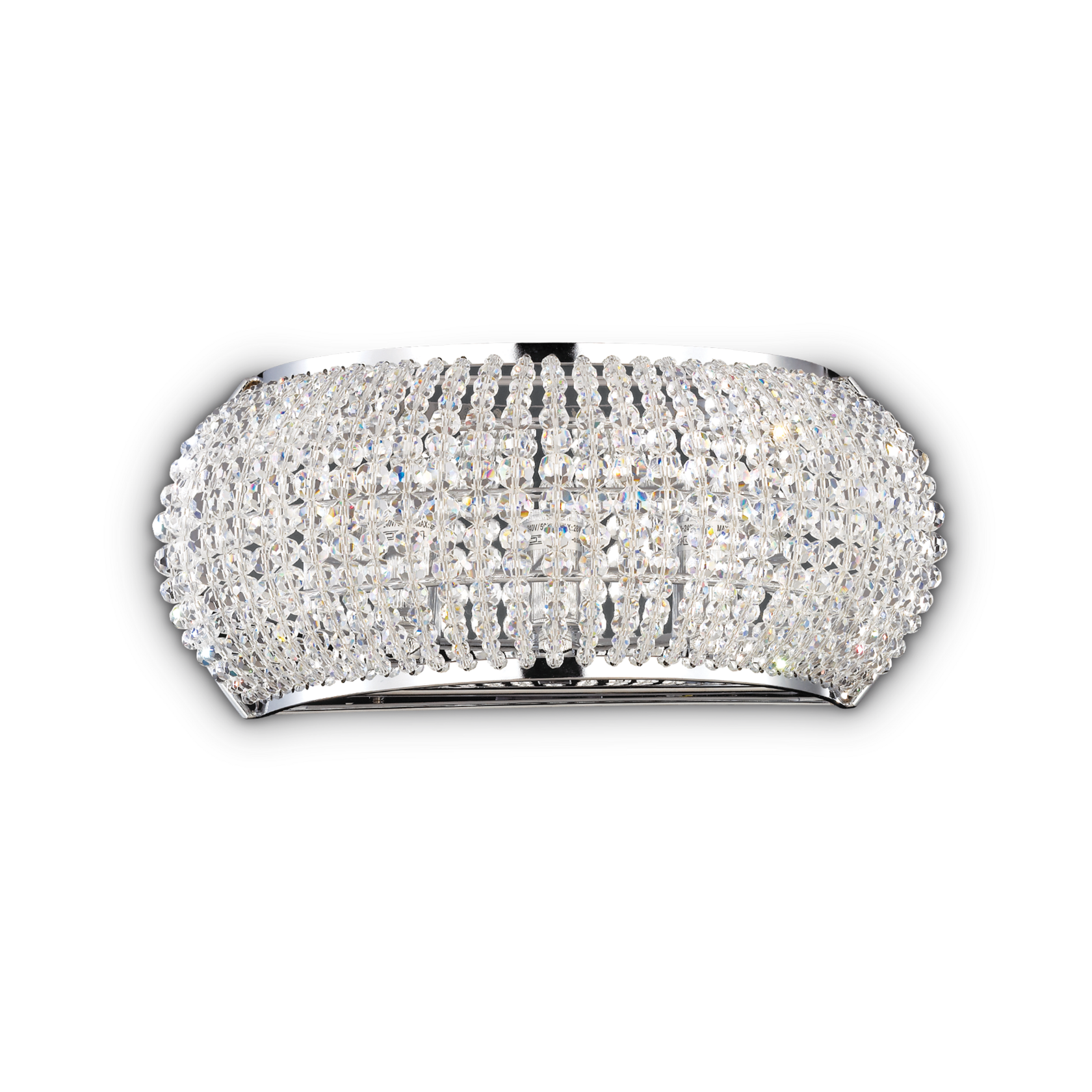 Светильник настенный ideal lux Pasha AP3 макс.3x40Вт G9 Хром 082264.  см