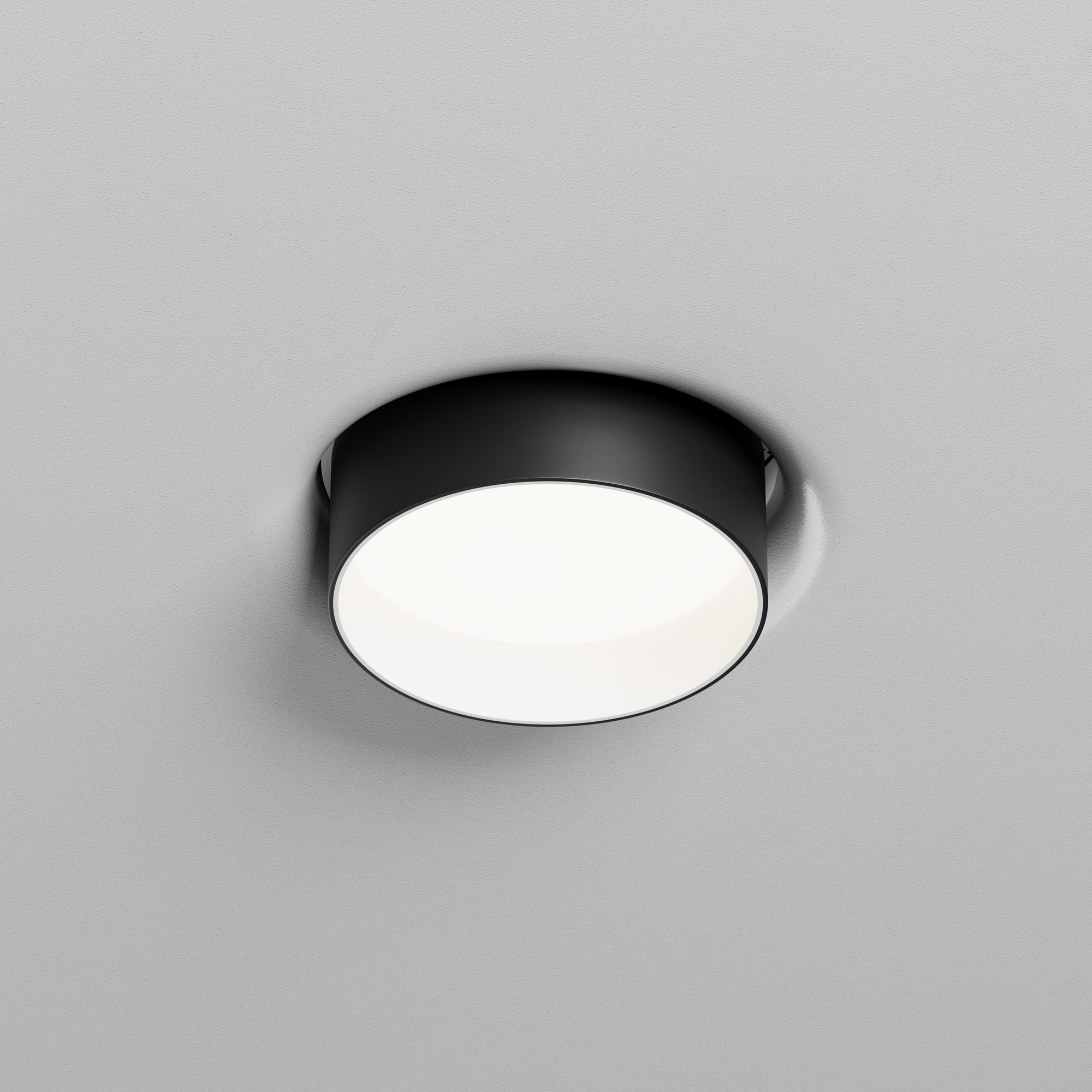 Встраиваемый светильник 12,8*11,2*-5,05 см, 1*GX53*12W, Maytoni Technical Intro DL144-GX53-B, Черный