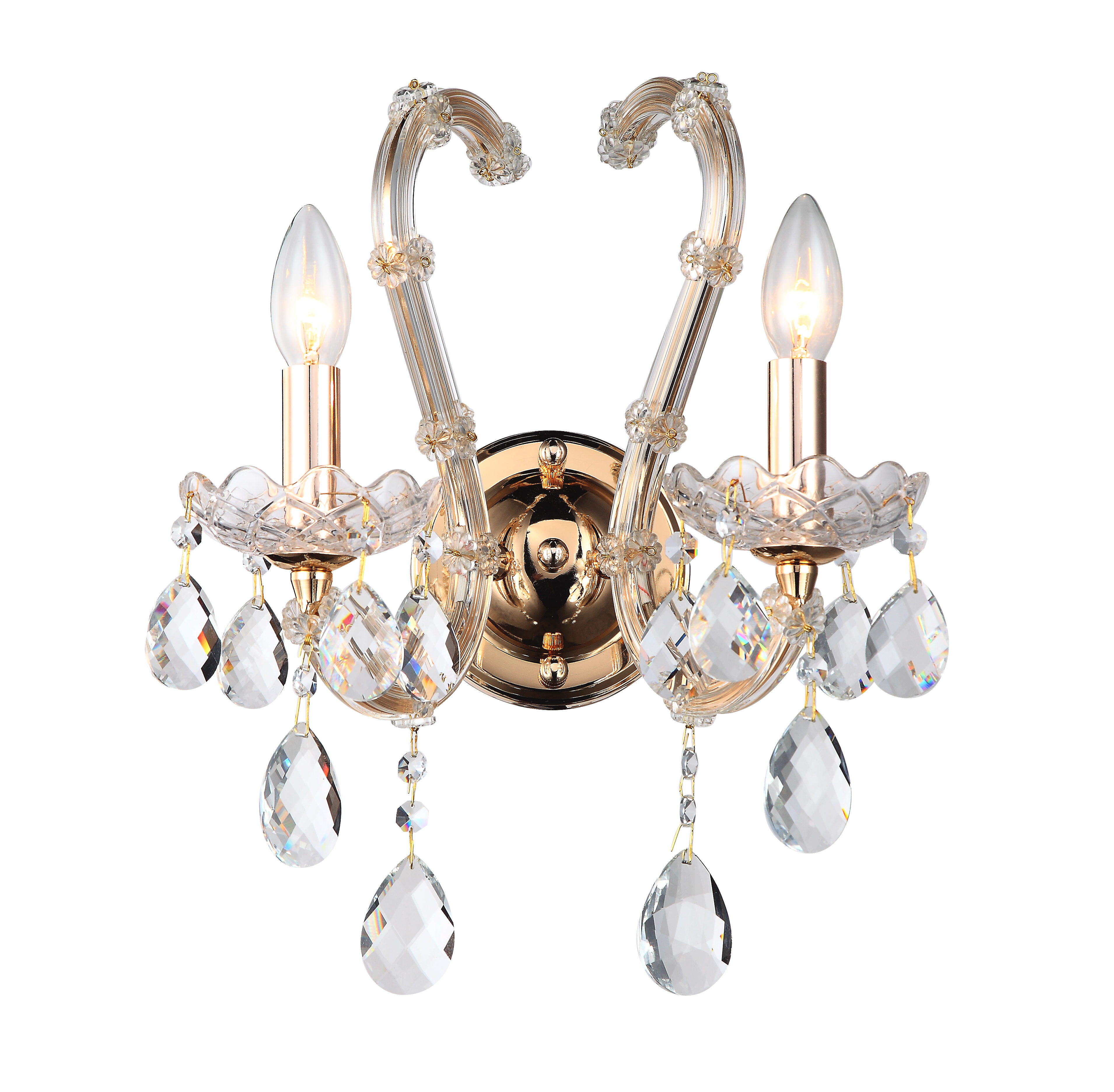 Бра *3,4*4 см, 2*E14*40W, Dio D`arte Galliano Galliano E 2.1.2.600 G, Золото