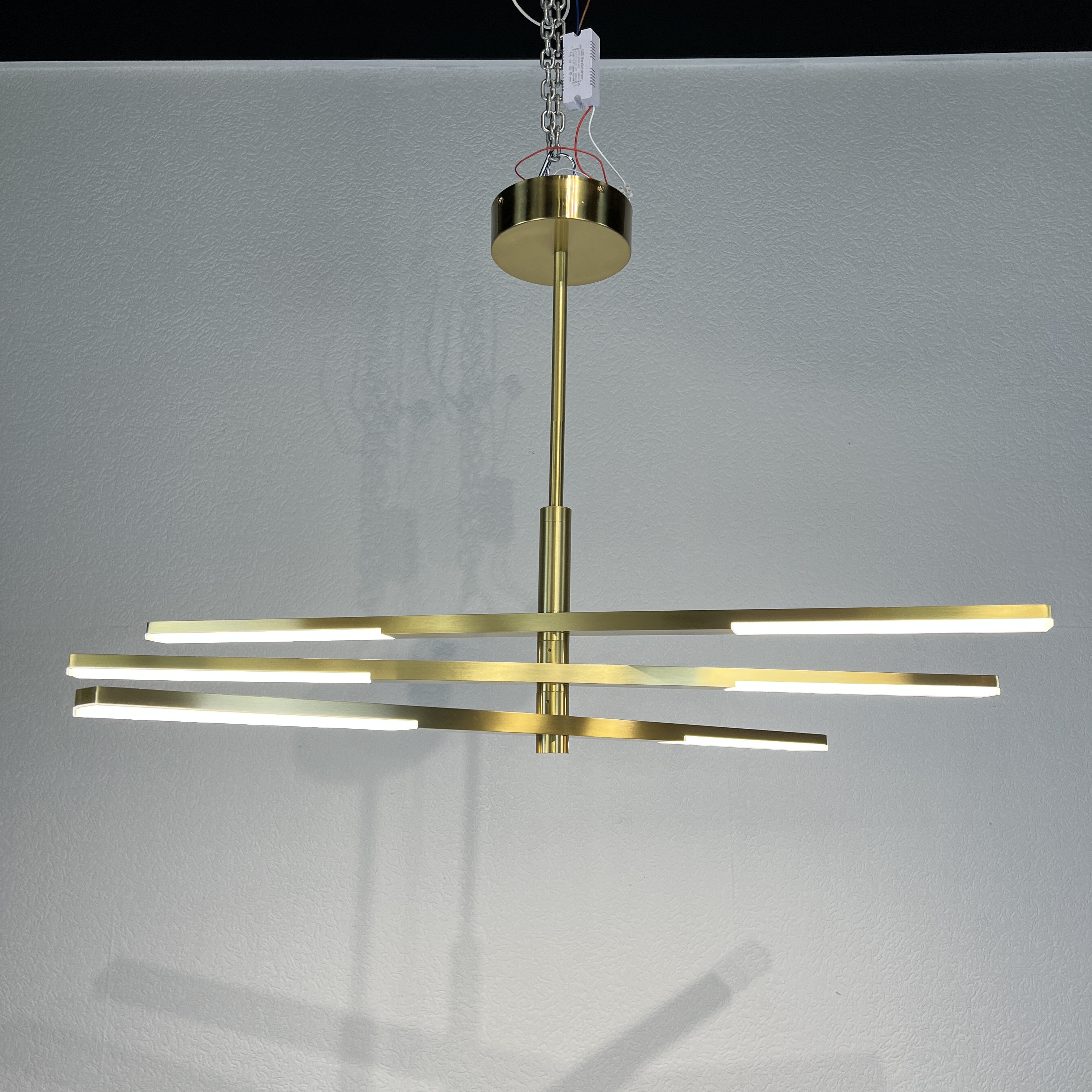 Люстра на штанге ORTON на 3 D96 Gold 16*23*23 см, 6*LED*6W, ImperiumLoft 241024-26, Золотистый