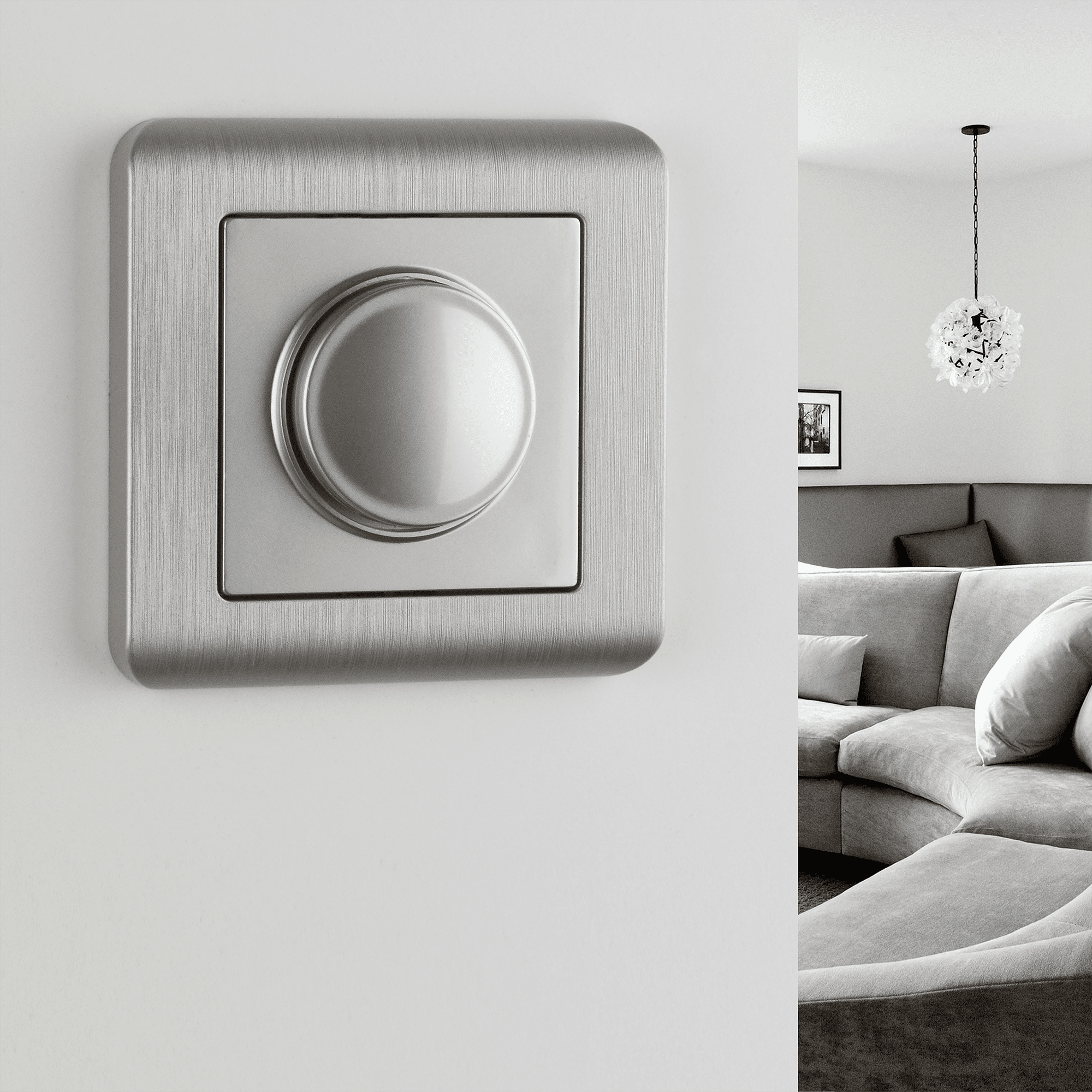 W1142006 Диммер, серебряный Werkel, 4690389157677