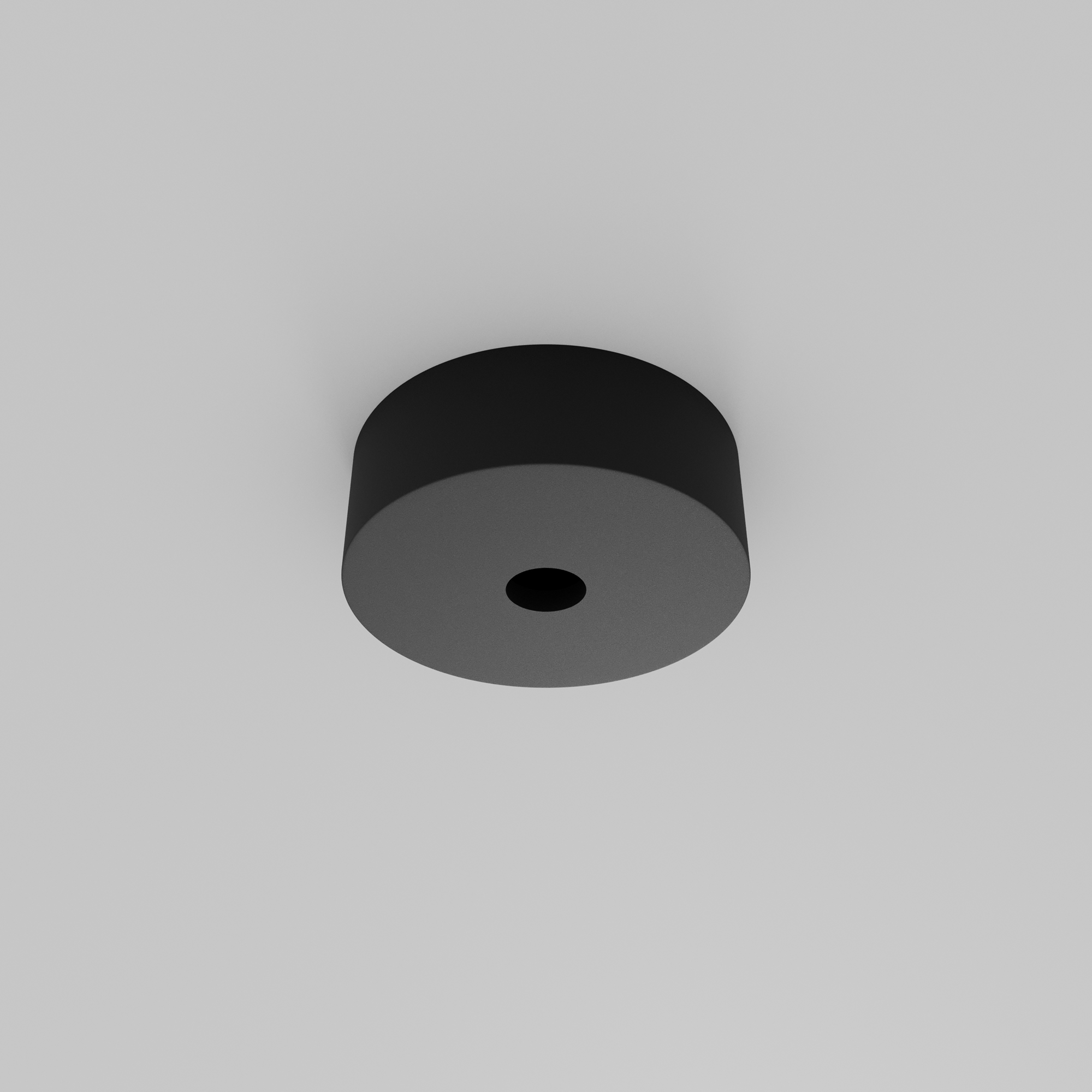 Накладная потолочная чаша для вертикального шинопровода  *6*-2,1 см, Maytoni Technical Accessories for tracks Arity TRA234SCB-B, Черный