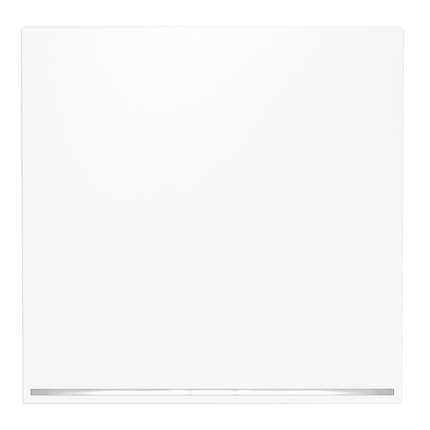 Клавиша для выключателя/переключателя одноклавишного с подсветкой, белый матовый Voltum S70 VLS000202, Пластик Soft touch