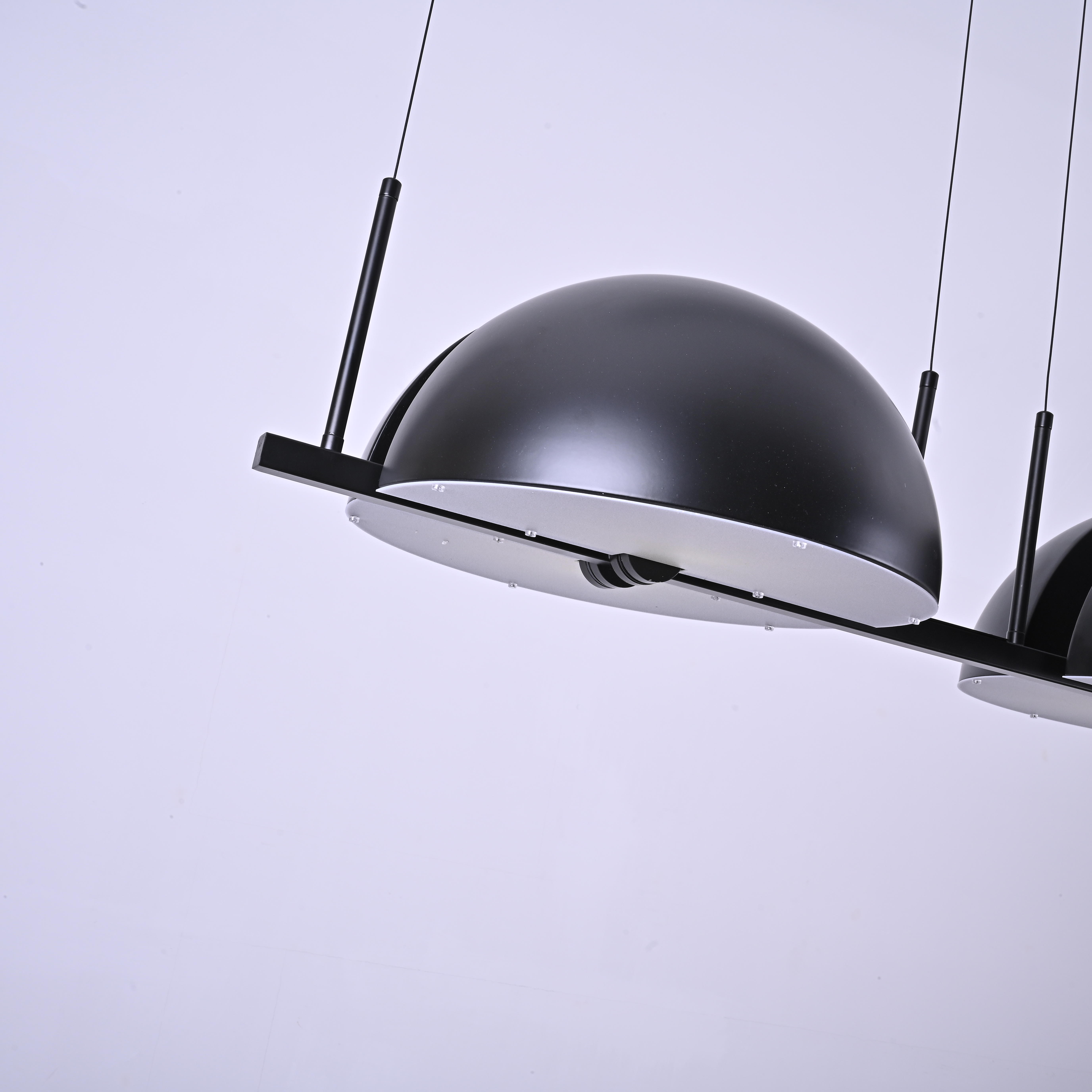 Подвесной светильник Trapeze Triplette by oblure 150*35*37 см, 6*E27*60W, ImperiumLoft 40.962, Чёрный
