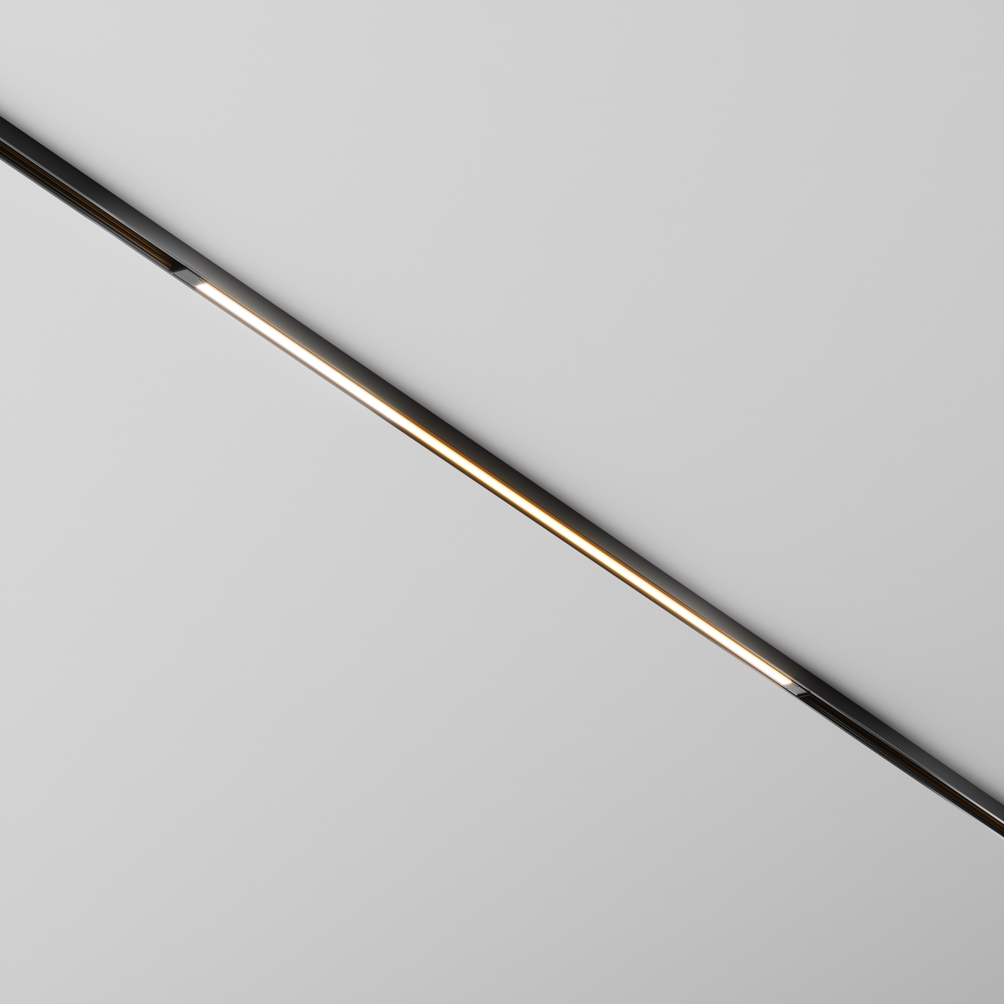 Трековый светильник Basis Exility X 3000K 18Вт 120° 89*1*-1 см, *LED*18W, 870K, Maytoni Technical  TR240-2-18W3K-B, Черный