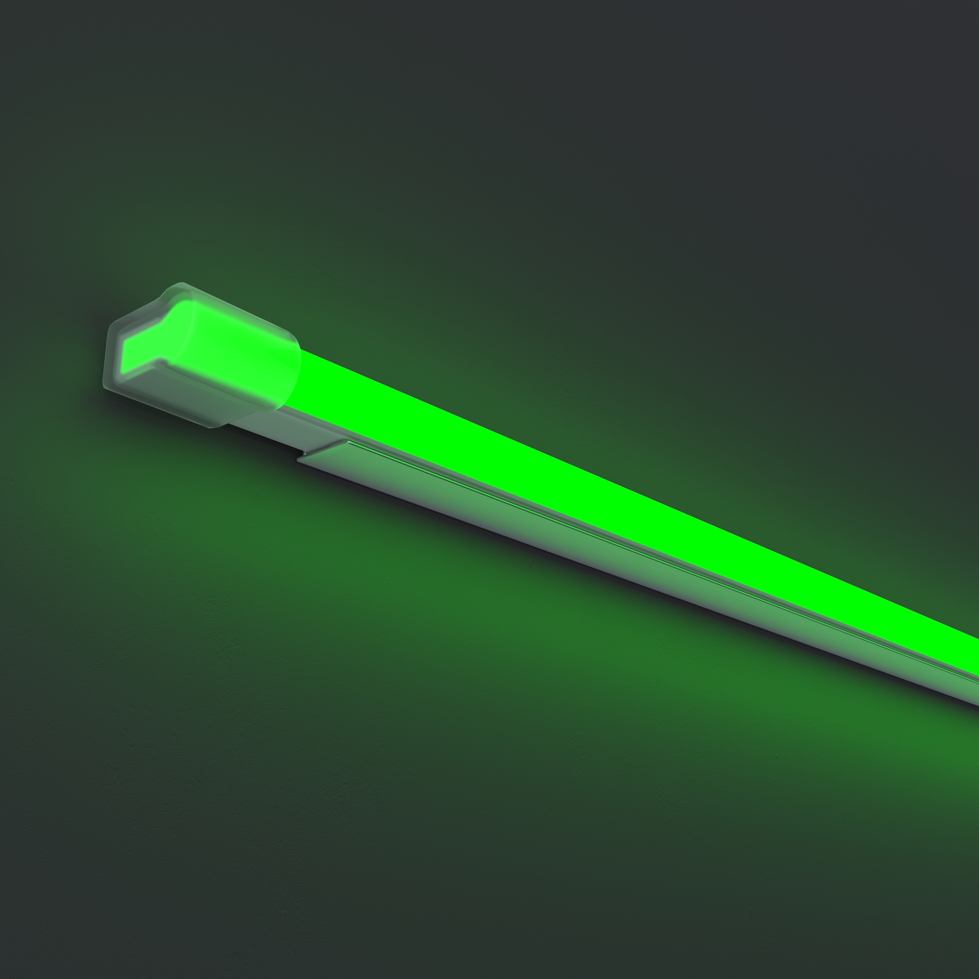 Гибкий неон 25x13 220В 8W/м Green IP65 50м Maytoni 201234, цена за катушку