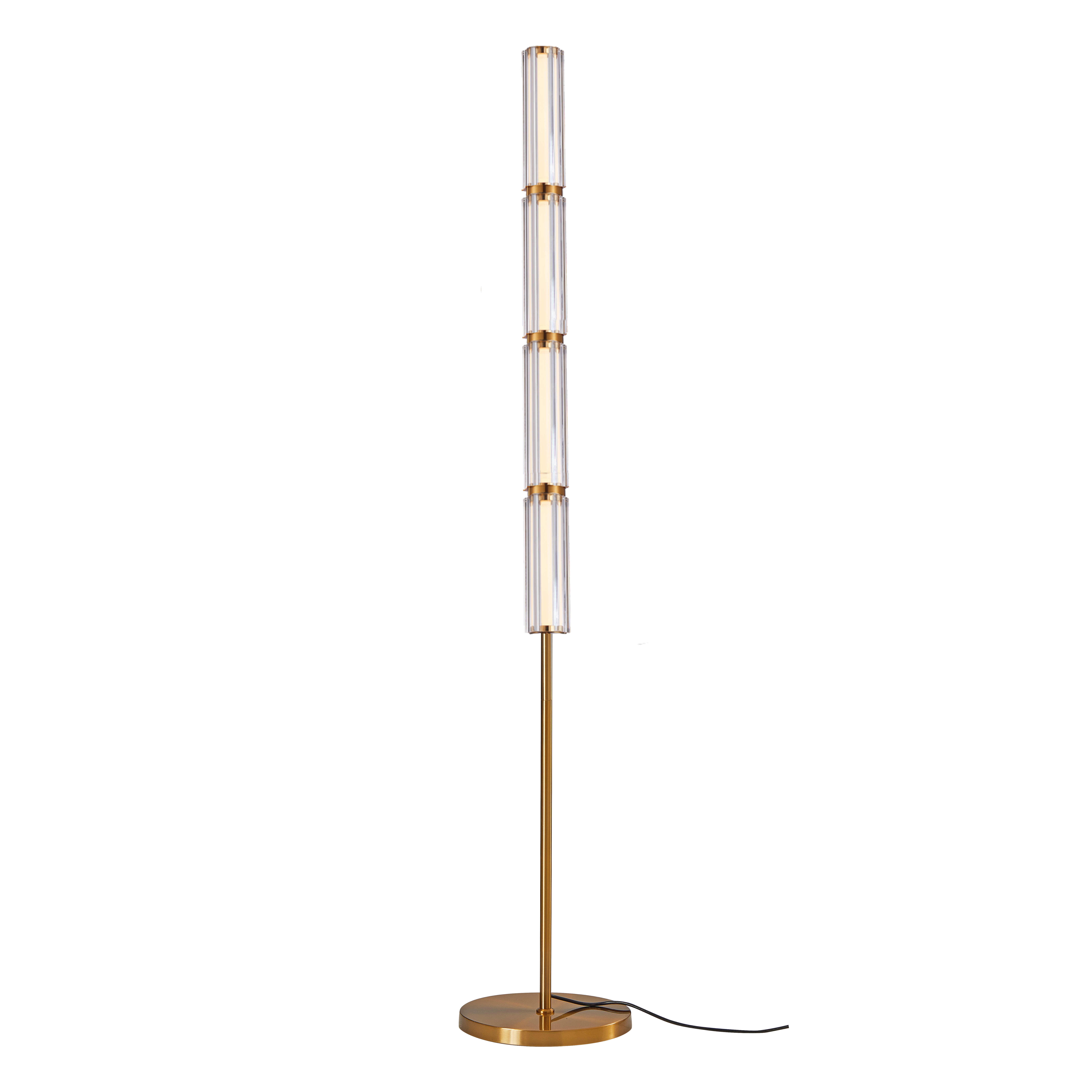 Торшер *25*158-158 см, 1*LED*14W, 3000K, Favourite Hexagoni 4777-4F, бронзовый