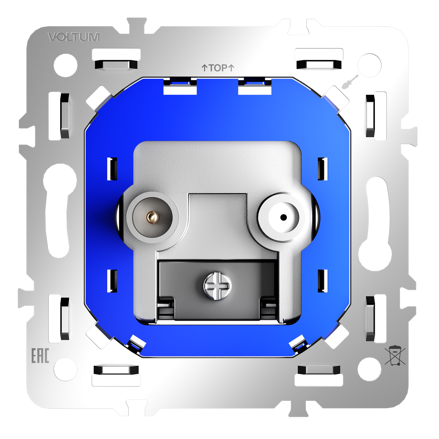 Механизм розетки телевизионной оконечной TV+SAT, S70 Voltum VLS0604M