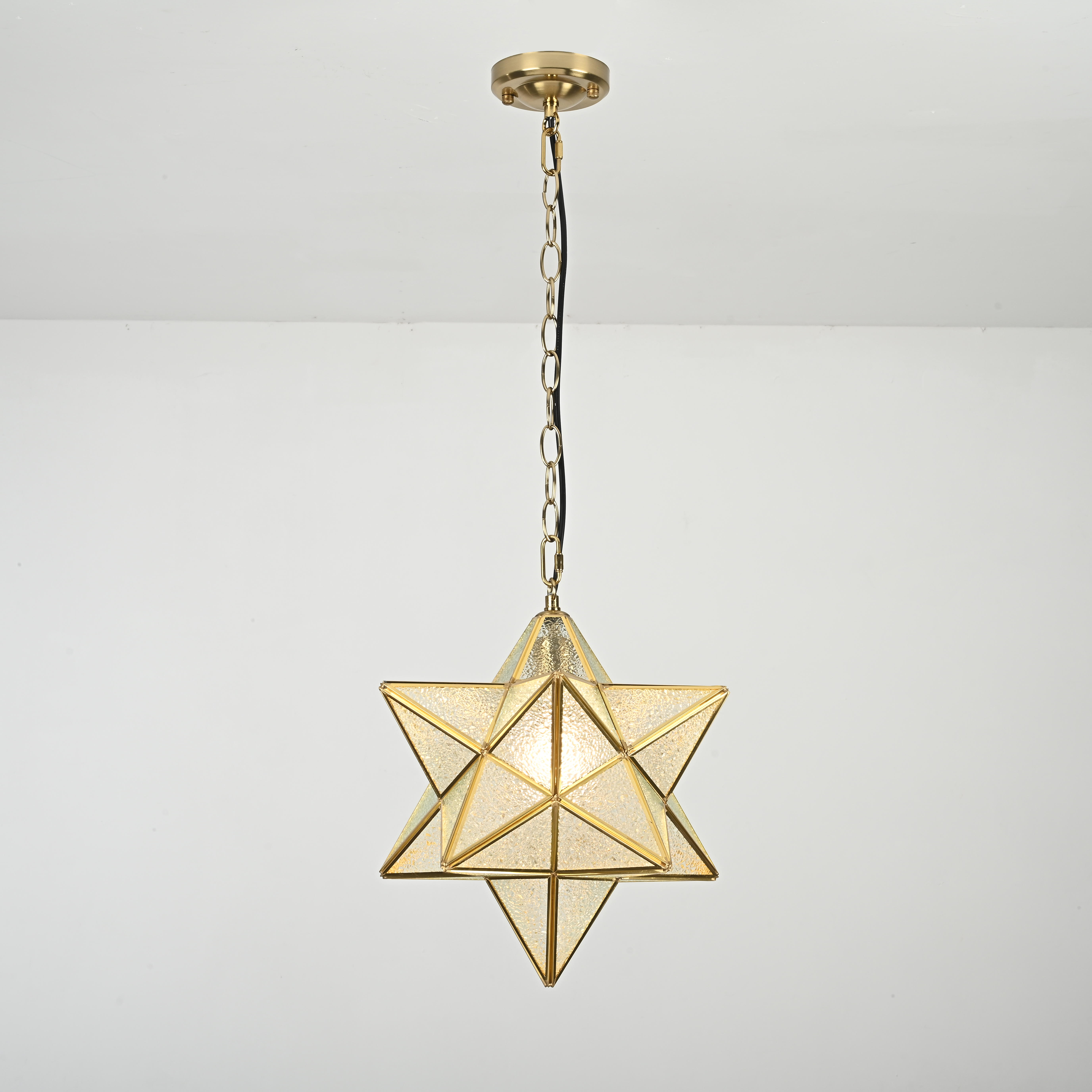 Подвесной светильник Star Effervescent D35 35*35*37 см, 1*E27*60W, ImperiumLoft 40.225, Золотистый
