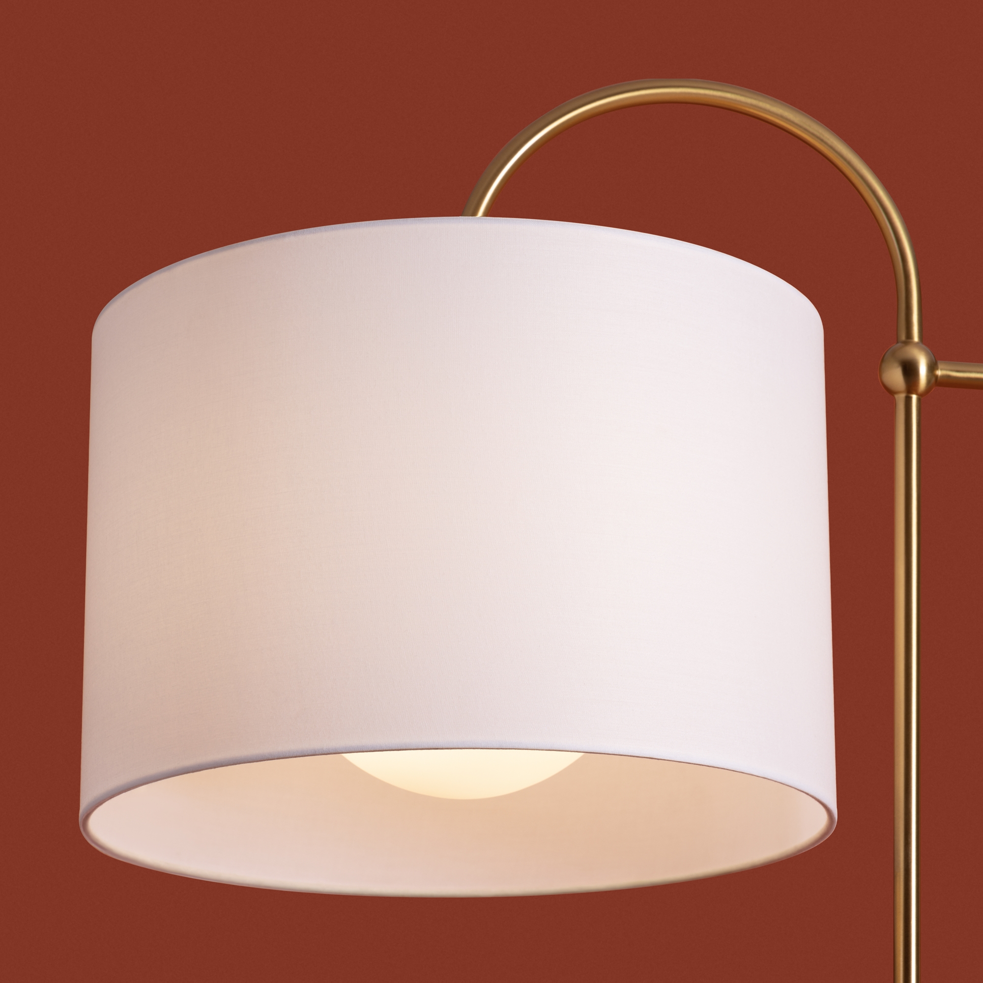 Торшер 65*35*-160 см, 1*E14*40W, Freya  FR2065FL-01BS, Латунь