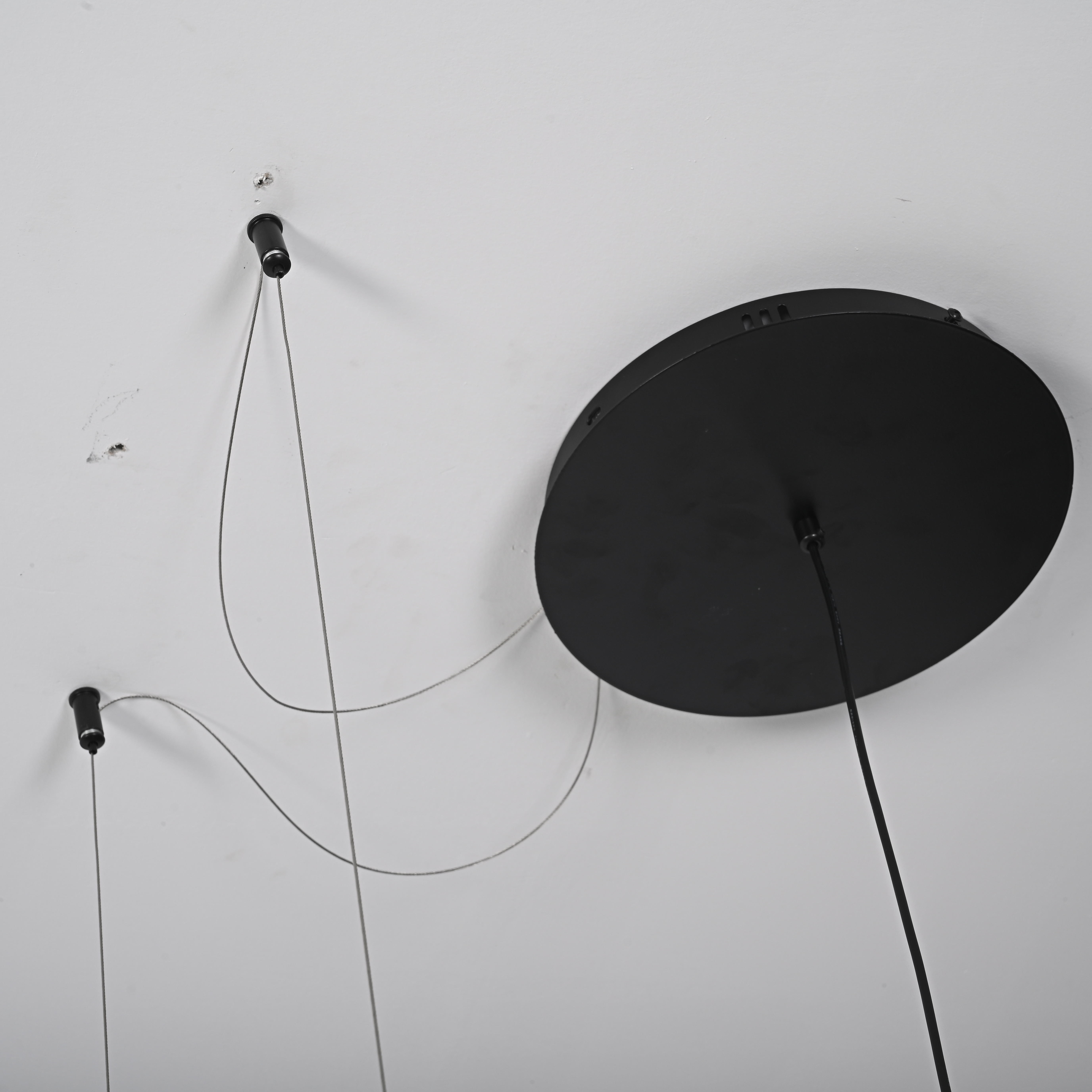 Реечный подвесной светильник PALMA Wall lamp 2 шара + 1 вазон горизонтальная 150*48*47 см, 3*LED*10, 2W, 3000, 4000, 5000K, ImperiumLoft 22.93726, Серый