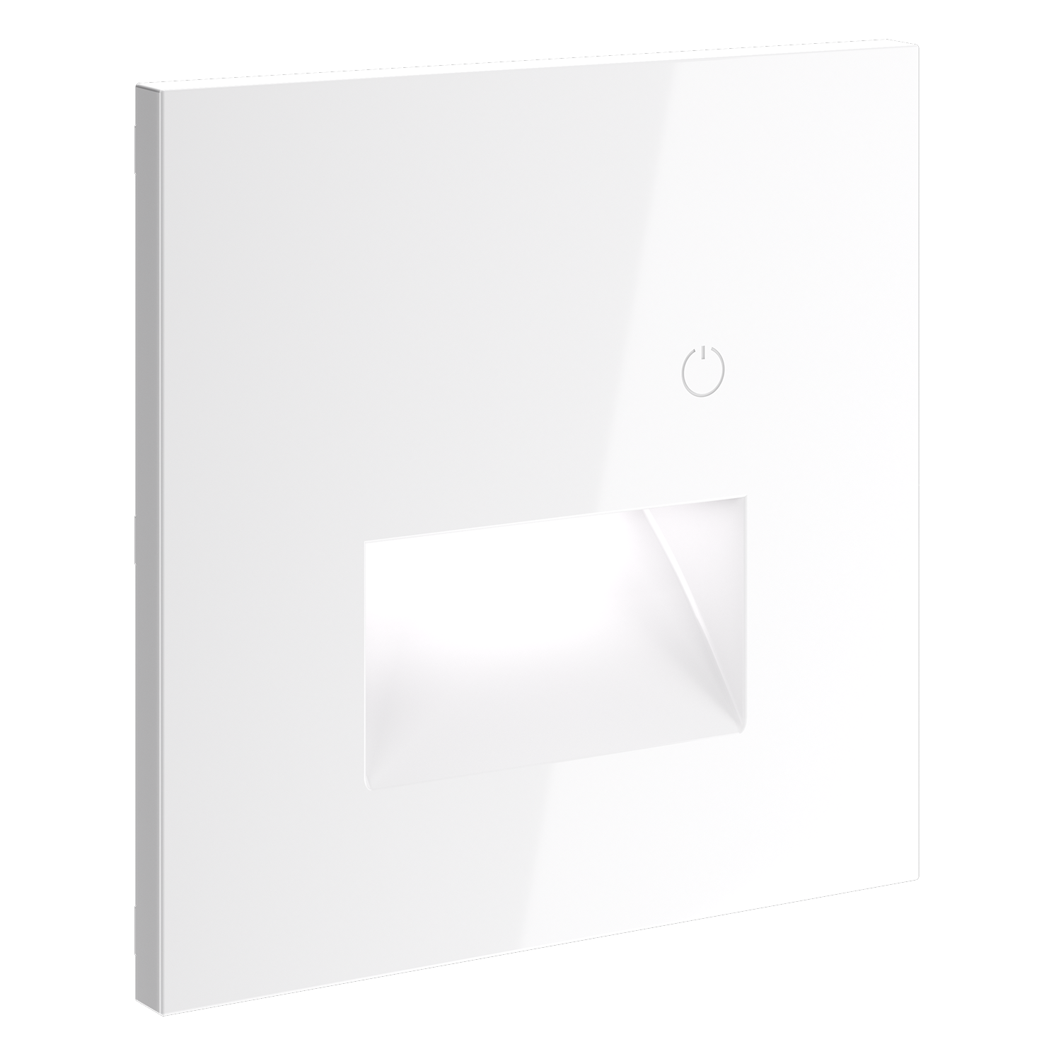 Накладка для подсветки светодиодной с датчиком, белый глянцевый Voltum S70 VLS002401, Пластик глянцевая