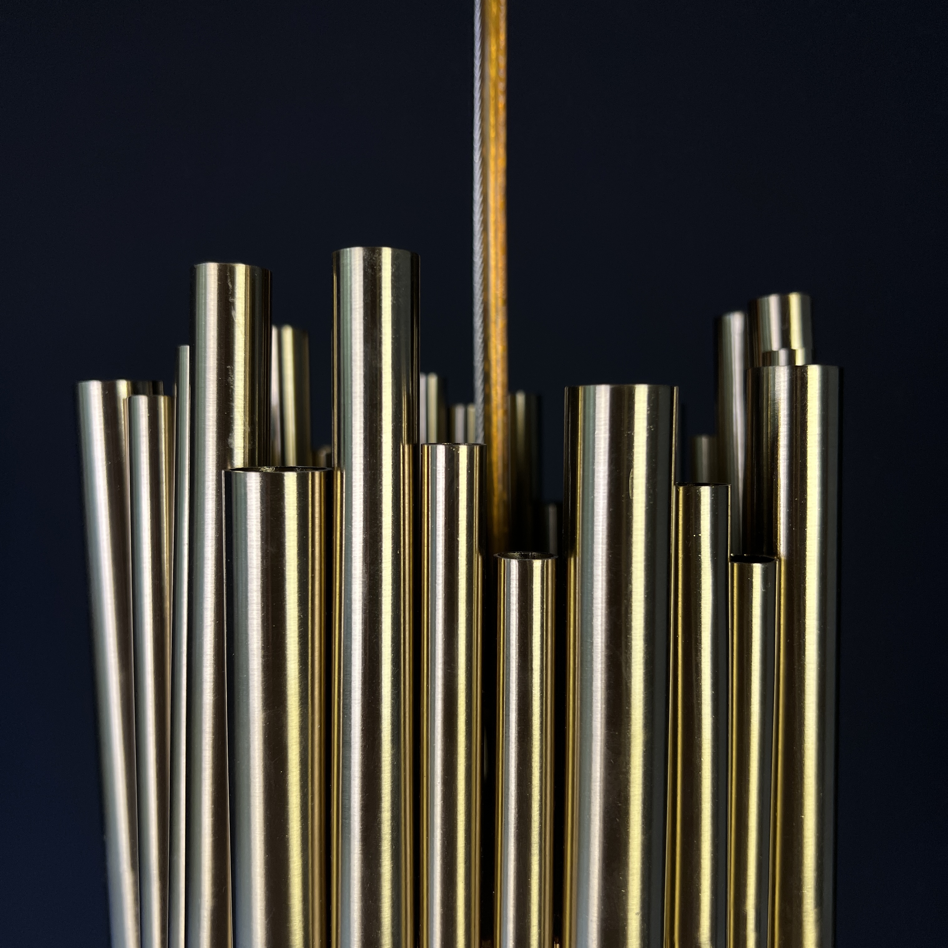 Подвесной светильник Brubeck Delightfull 18 18*18*40 см, 1*E14*40W, ImperiumLoft 40.824, Золотистый