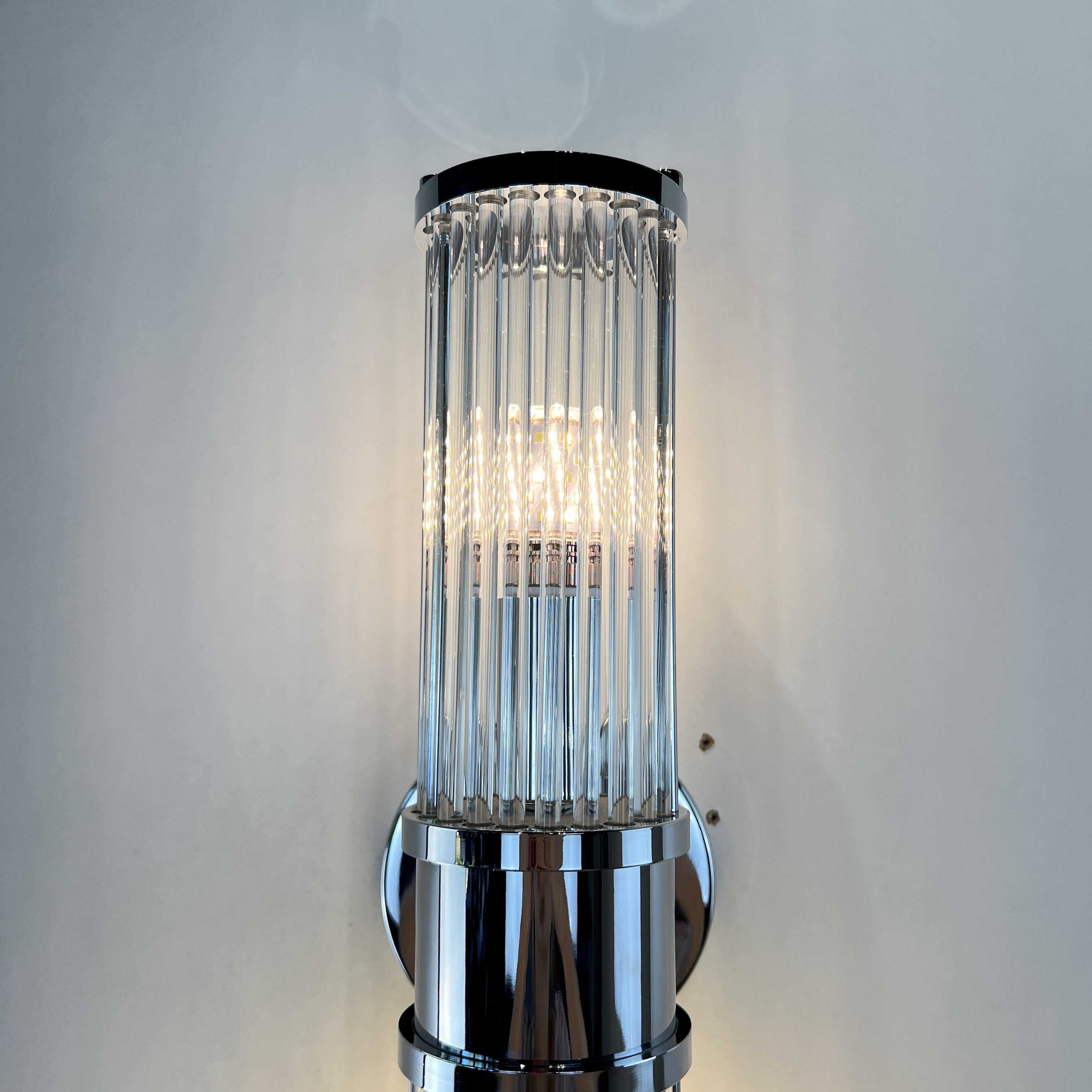 Бра Imperium Collection Claridges 123208-01 nickel 12*12*46,5 см, 2*E14*40W, ImperiumLoft 123208-01, Никель