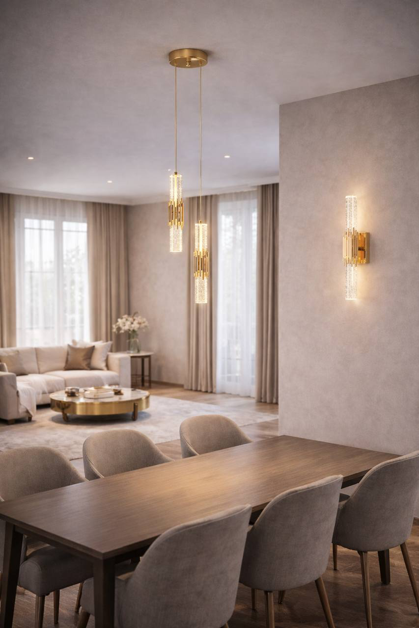 Бра 4,5*8*32,5 см, LED*6W, 4000K, Modelux  ML.88987.01 GD, Золото