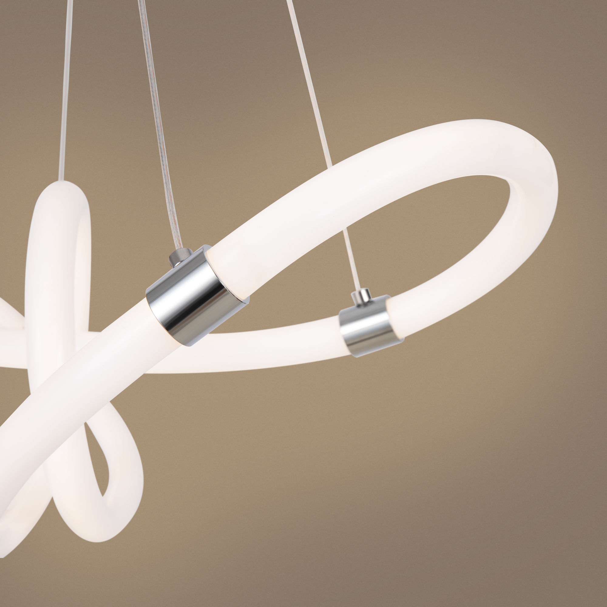 Подвесной светильник 54*22*-130 см, *LED*36W, 4000K, Freya Нарядный/Fancy FR6059PL-L47W, Белый и Хром