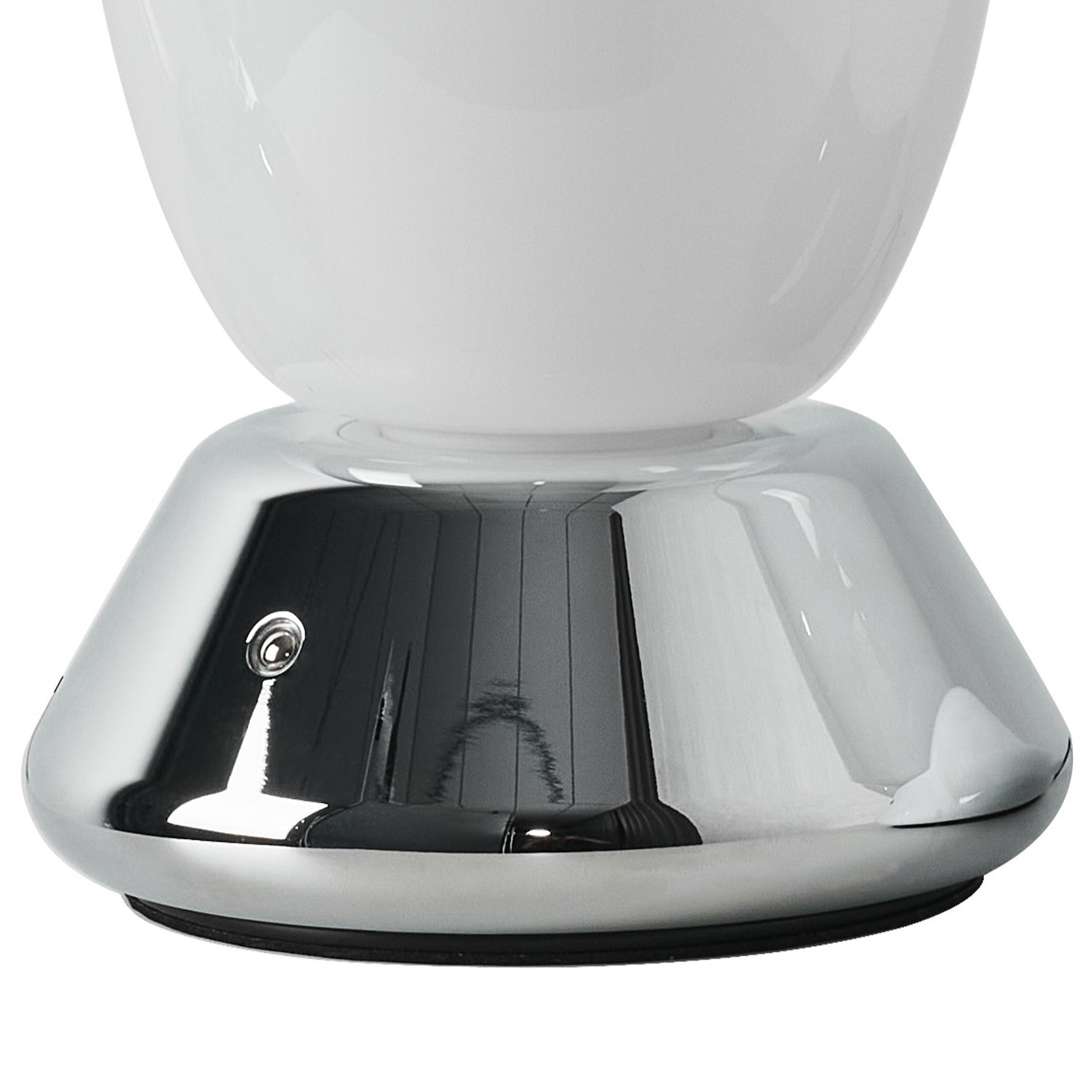 Настольная лампа диммируемая 10W 3000K матовый/хром Uovo III Lightstar 807914