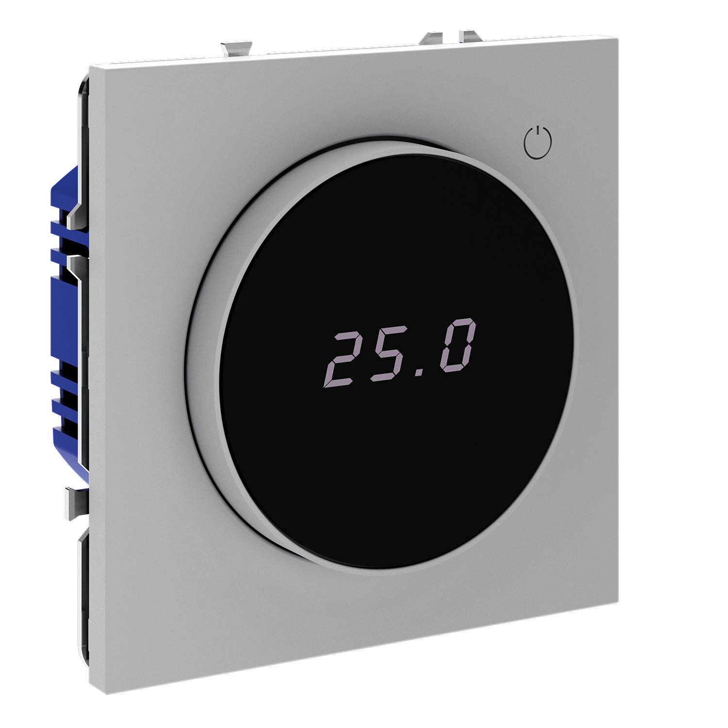 Терморегулятор электронный S70 с индикацией и датчиком, для теплого пола, серый Voltum VLS070116