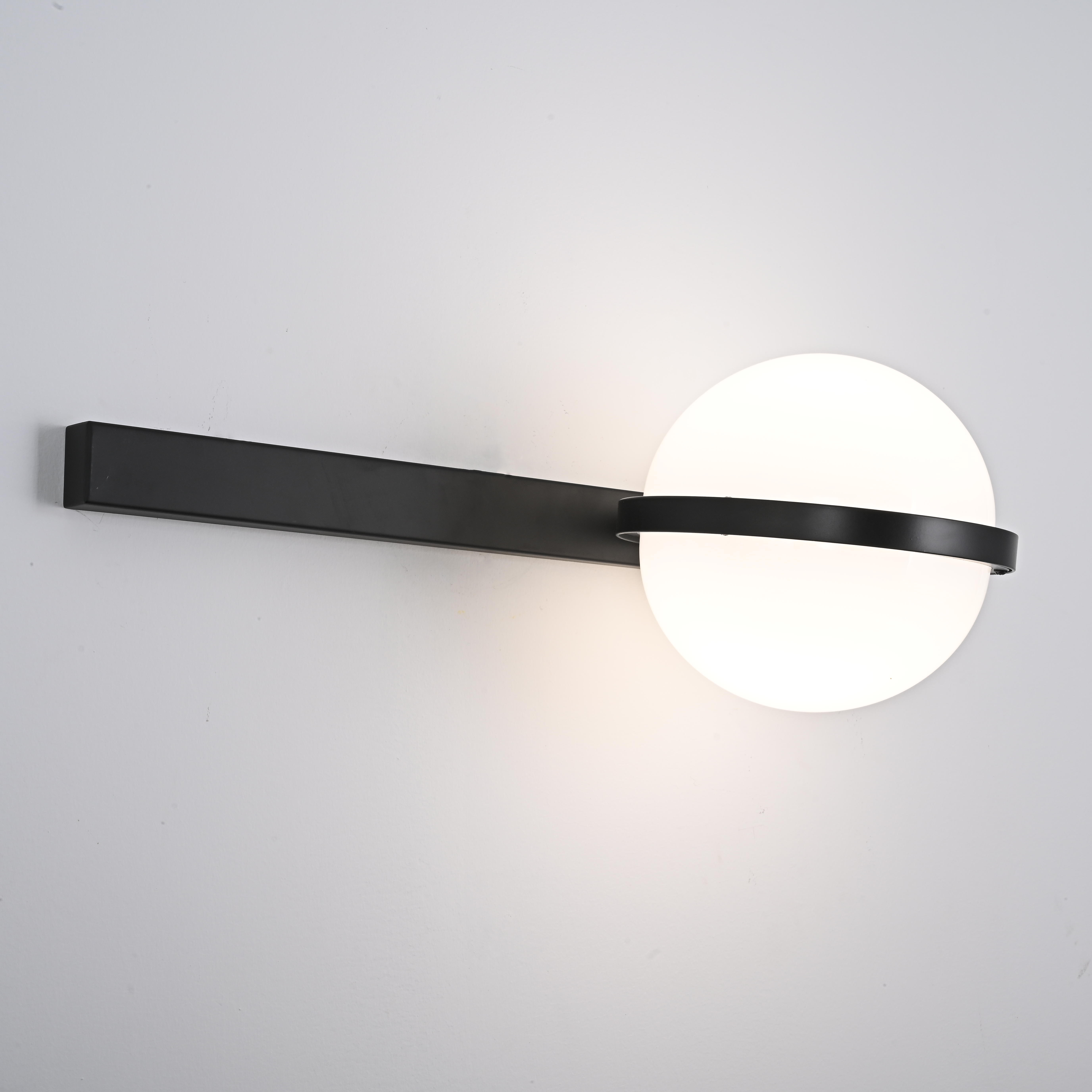 Бра PALMA Wall lamp 1 шар 55*25*22 см, 1*LED*9W, 3000, 4000, 6000K, ImperiumLoft 22.93726, Серый