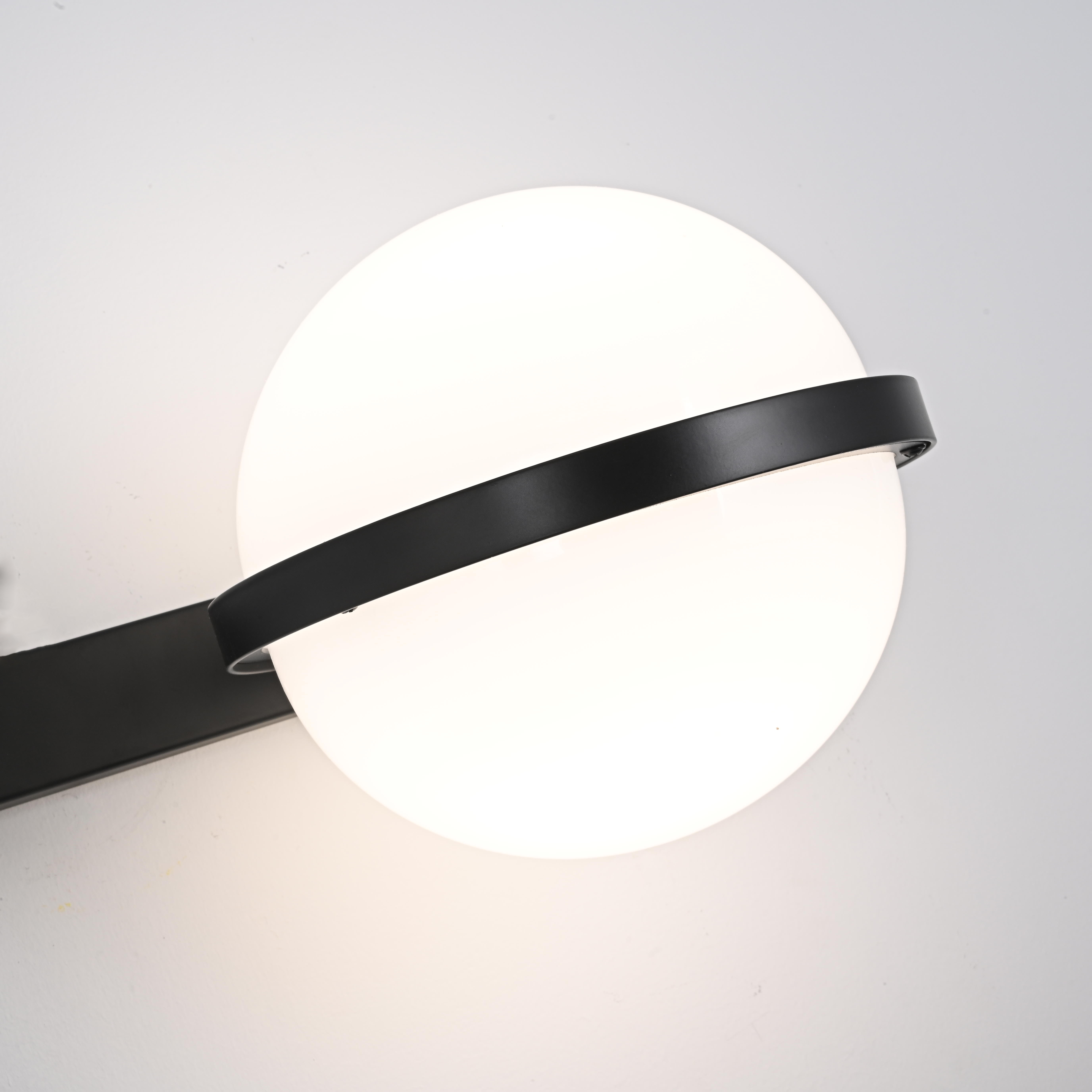 Бра PALMA Wall lamp 1 шар 55*25*22 см, 1*LED*9W, 3000, 4000, 6000K, ImperiumLoft 22.93726, Серый