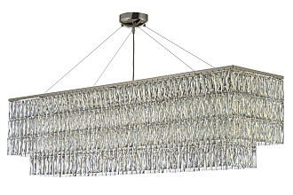 Люстра подвесная *31*35 см, 10*G9*40W, Arti Lampadari Acquaro Acquaro E 1.5.120x30.101 NP, никель