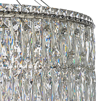 Люстра подвесная *60* см, Led лента*LED*68W, 3000/6000K, Arti Lampadari Ovindoli Nickel Ovindoli L 1.5.60.100 N, Никель