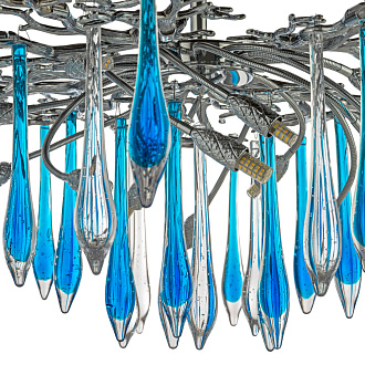 Люстра потолочная *100*55 см, 14*G9*40W, Dio D`arte Tavenna Nickel Tavenna H 1.3.100.178 N, никель