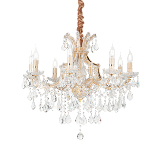 Люстра подвесная ideal lux Napoleon SP8 Е14 167398. 70/70/44 см