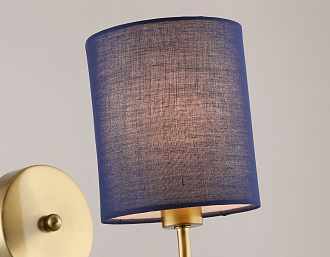 Бра с абажуром 22,5*12*25- см, 1*E14*40W, K, Ambrella Light High Light LH71275, латунь