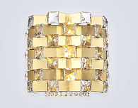 Бра с хрусталем 30*19*27- см, 2*E14*40W, K, Ambrella Light High Light LH41014, латунь