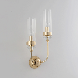 Бра 41 см, Crystal Lux SECRET AP2 GOLD, золото