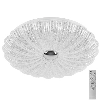 Светильник *58*11 см, *90W, 3000/4000/6000K, Lightstar Arco Shell 225660, Хром; Золото