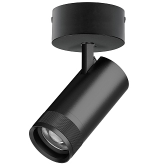Светильник накладной c адаптером *8*17,6 см, *30W, 2700-4200-6000K, Lightstar Canno Pro C4307SO, Черный