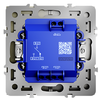 Выключатель встраиваемый для жалюзи 10А, шелк Voltum S70 VLS020704, Пластик Soft touch