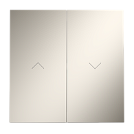 Клавиши для выключателя жалюзи, кашемир Voltum S70 VLS002503, Пластик Soft touch